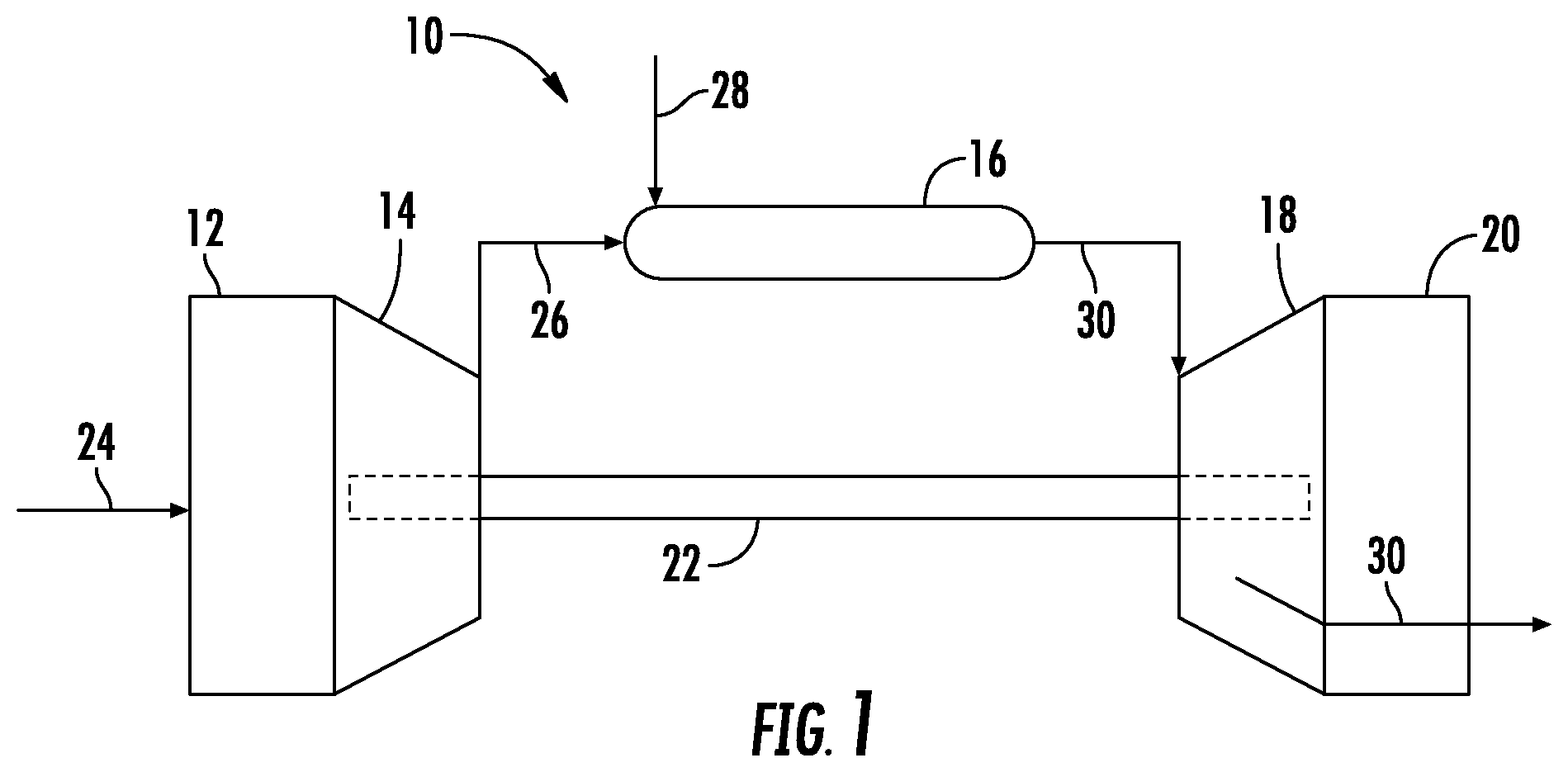 Patent US11774093 Figure 1 – Burner cooling structures