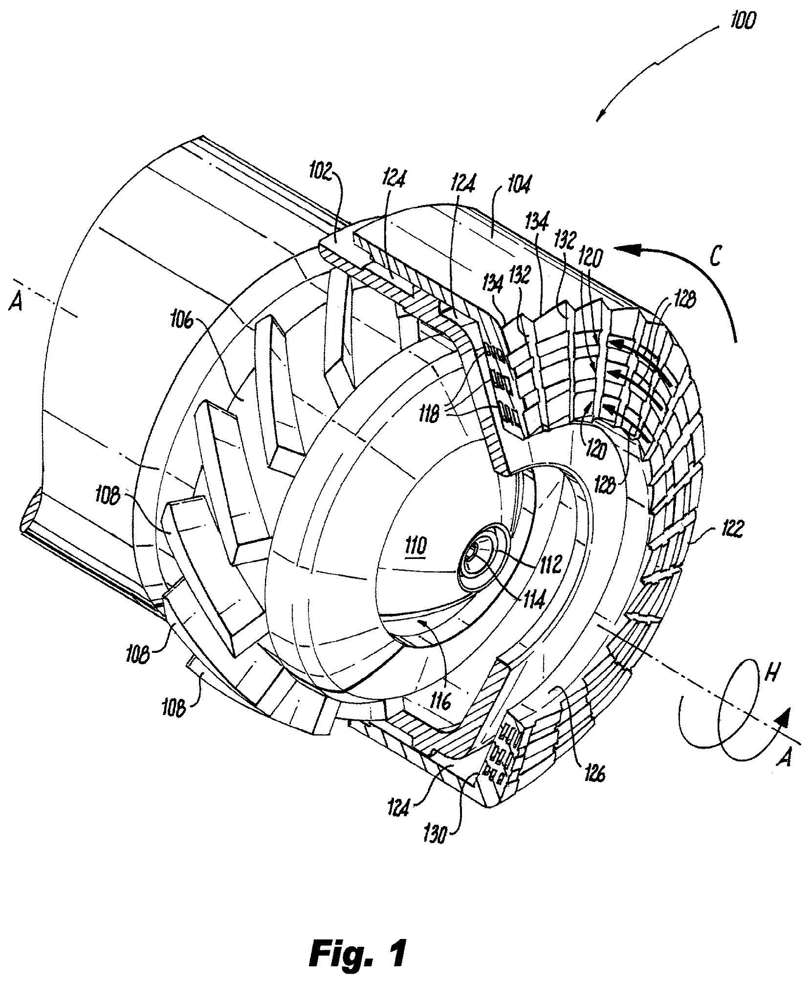 Patent US11774097 Figure 1 – Thermal resistant air cap