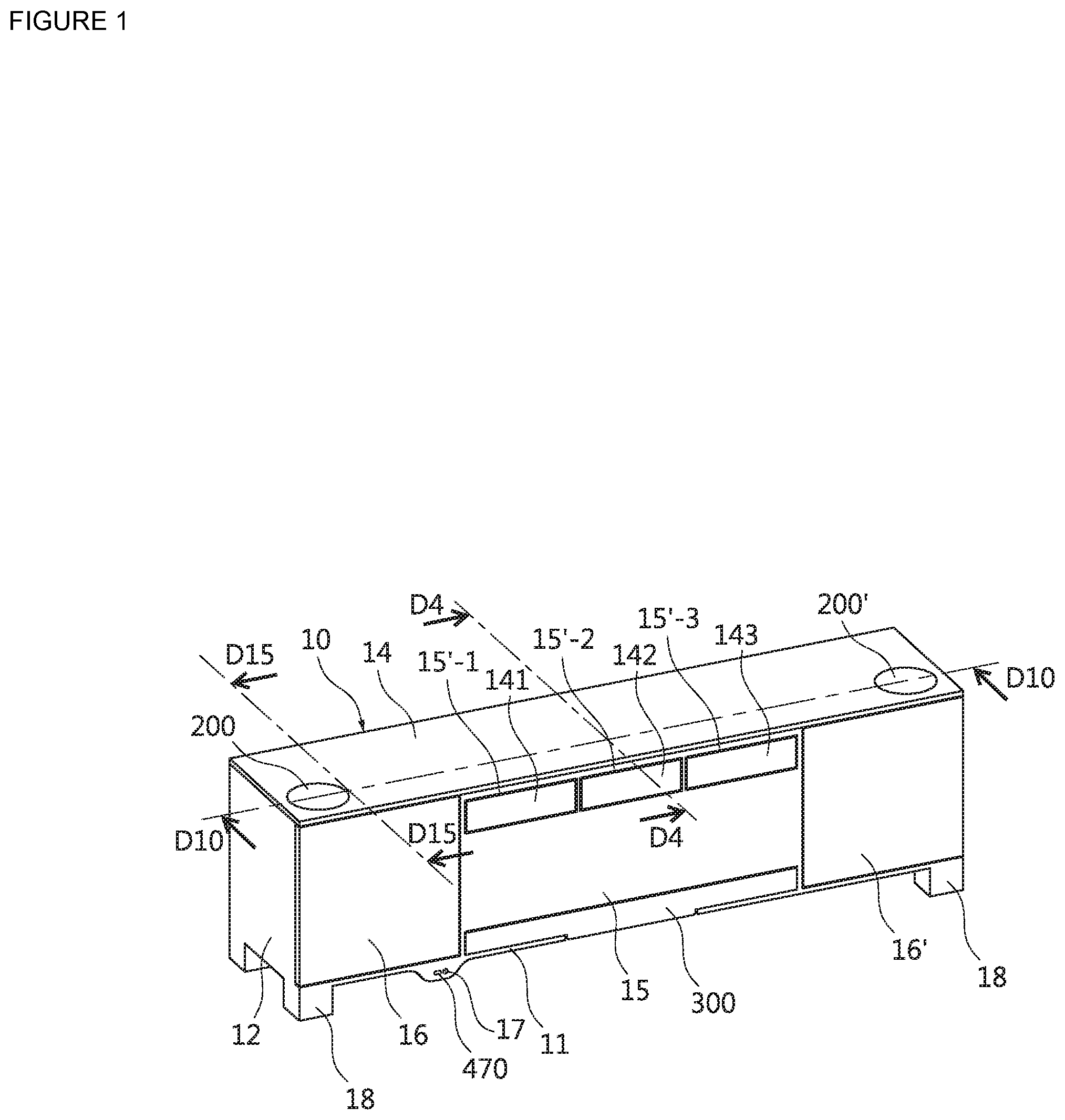 Patent US11774113 Figure 1 – Air management apparatus or device