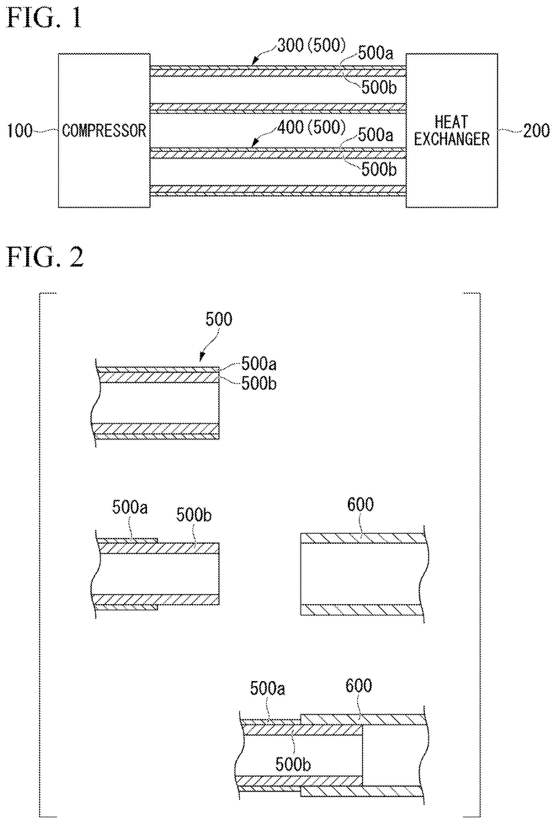 Patent US11774115 — Air conditioner and method of manufacturing piping — Figure 1