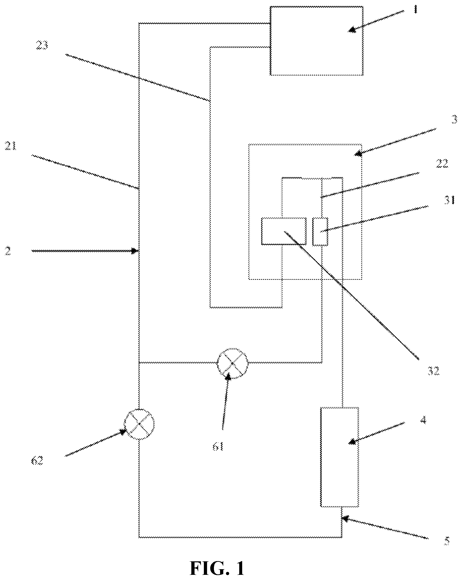 Patent US11774131 Figure 1 – Heat exchange system for outdoor unit of air conditioner and air conditioner