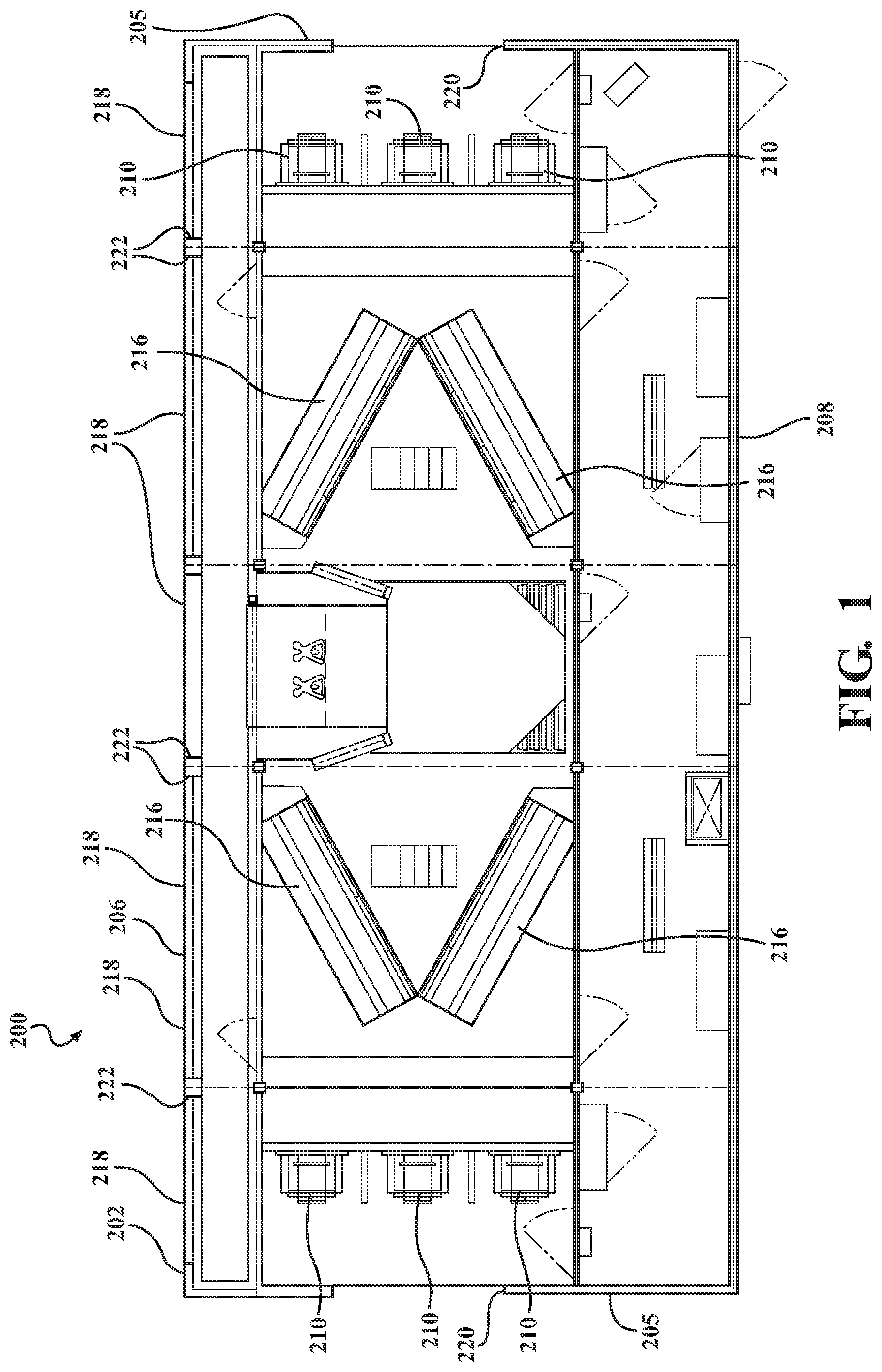 Patent US11774139 — Air handling apparatus for HVAC systems — Figure 1