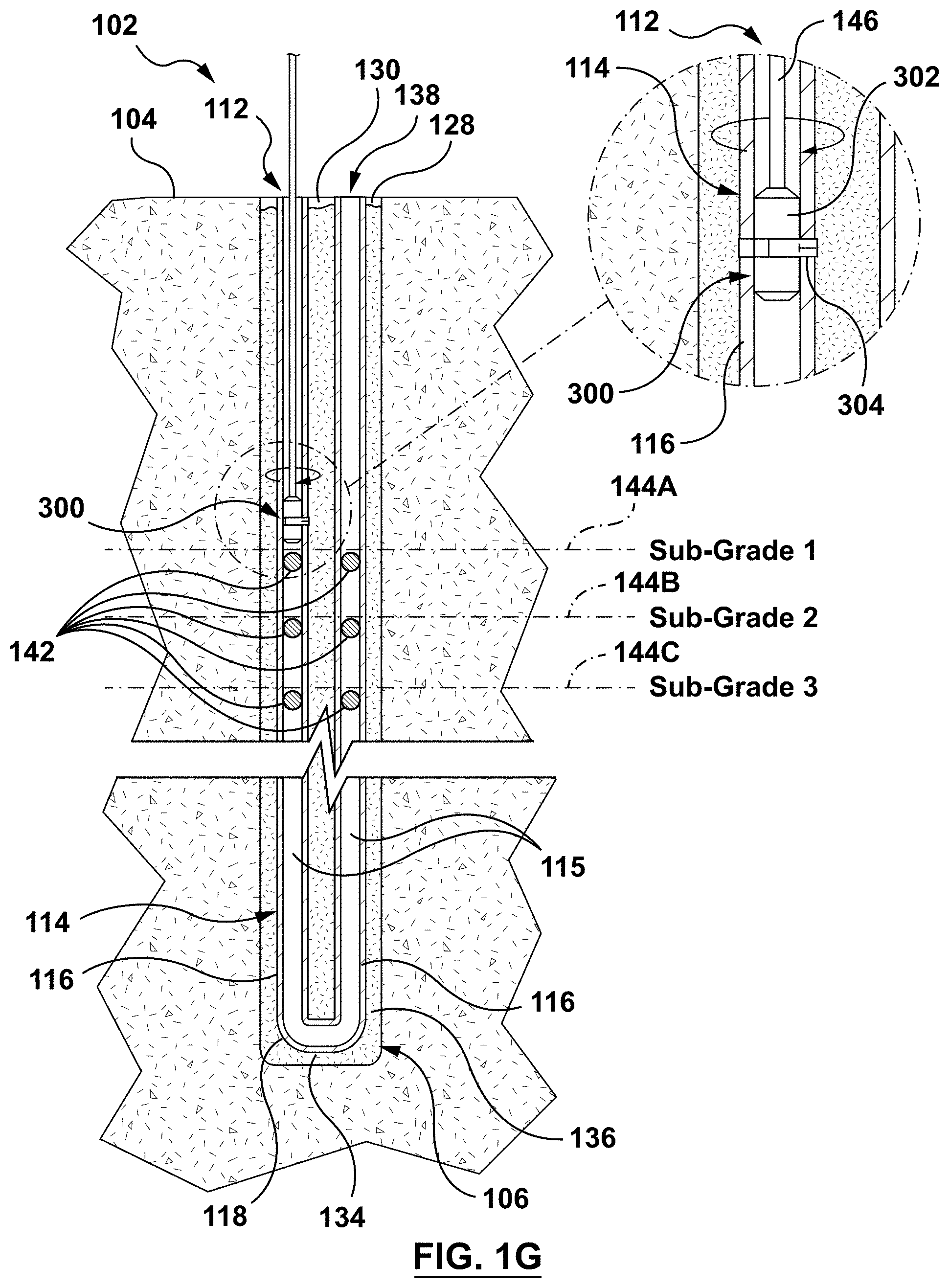 Patent US11774145 Figure 8 – Method and apparatus for installing geothermal heat exchanger