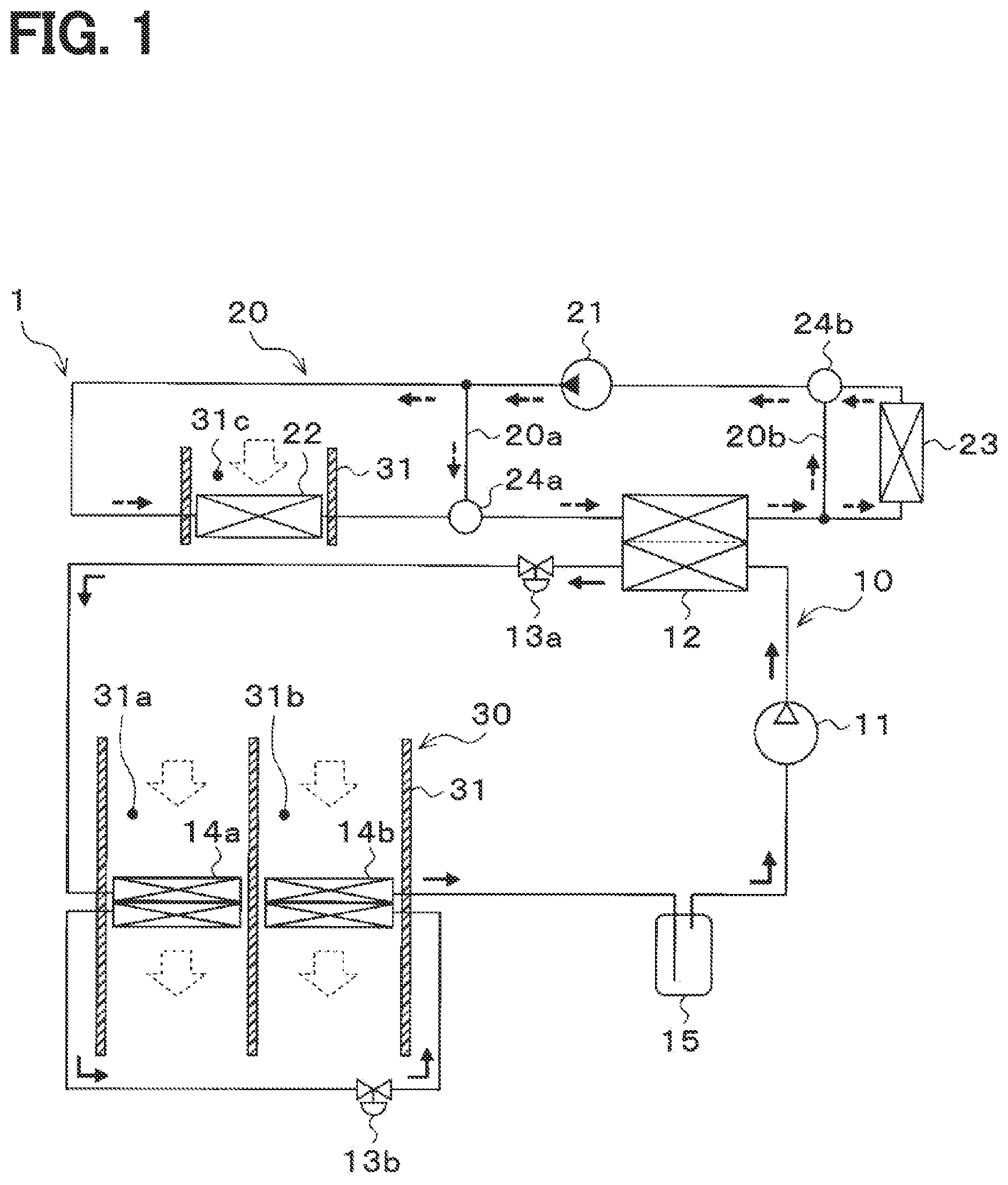 Patent US11774149 — Air conditioner — Figure 1