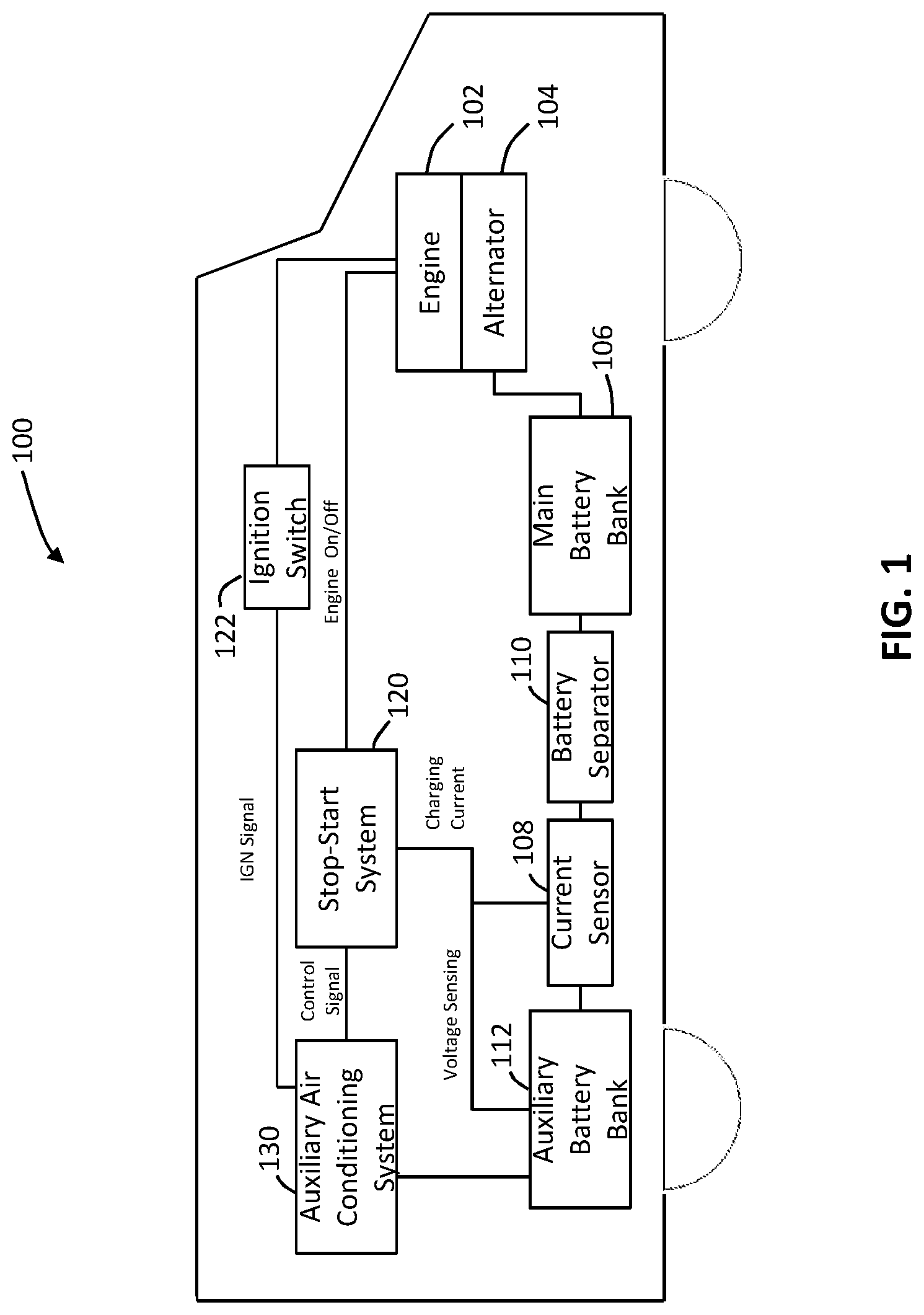 Patent US11774152 — Compressor control circuit — Figure 1