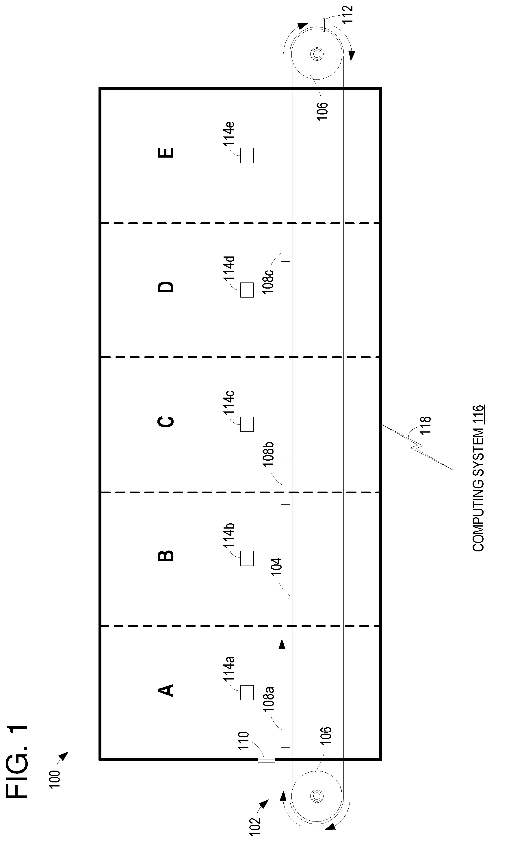 Patent US11774174 — Profiling an oven — Figure 1