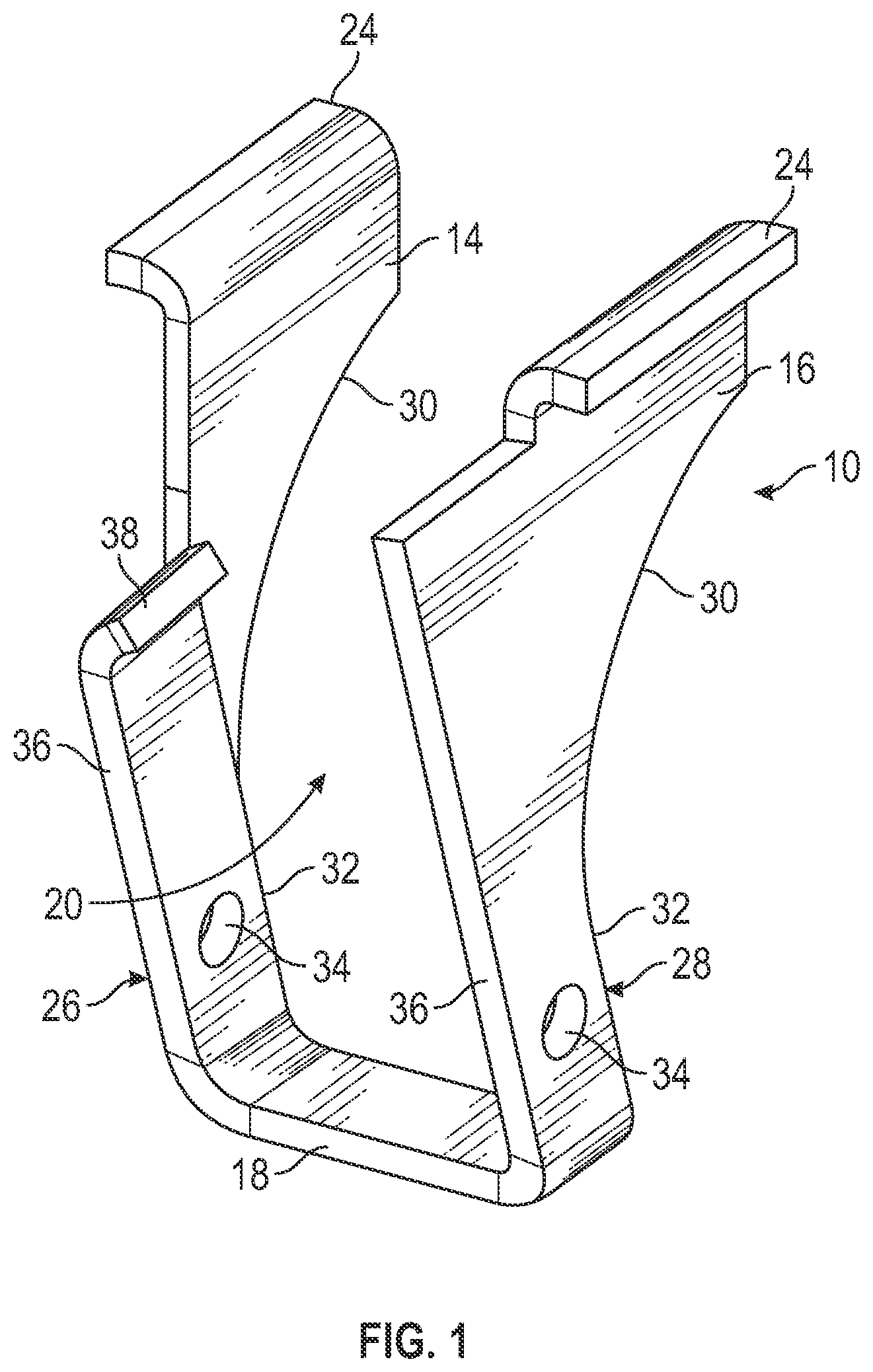 Patent US11774197 — Pistol multi-functional rear rail module — Figure 1