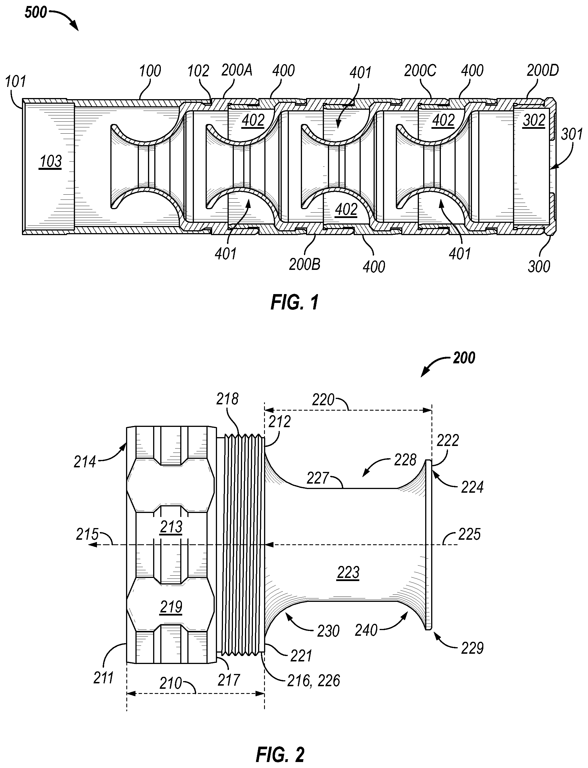Patent US11774205 — Baffle for shotgun suppressor — Figure 1
