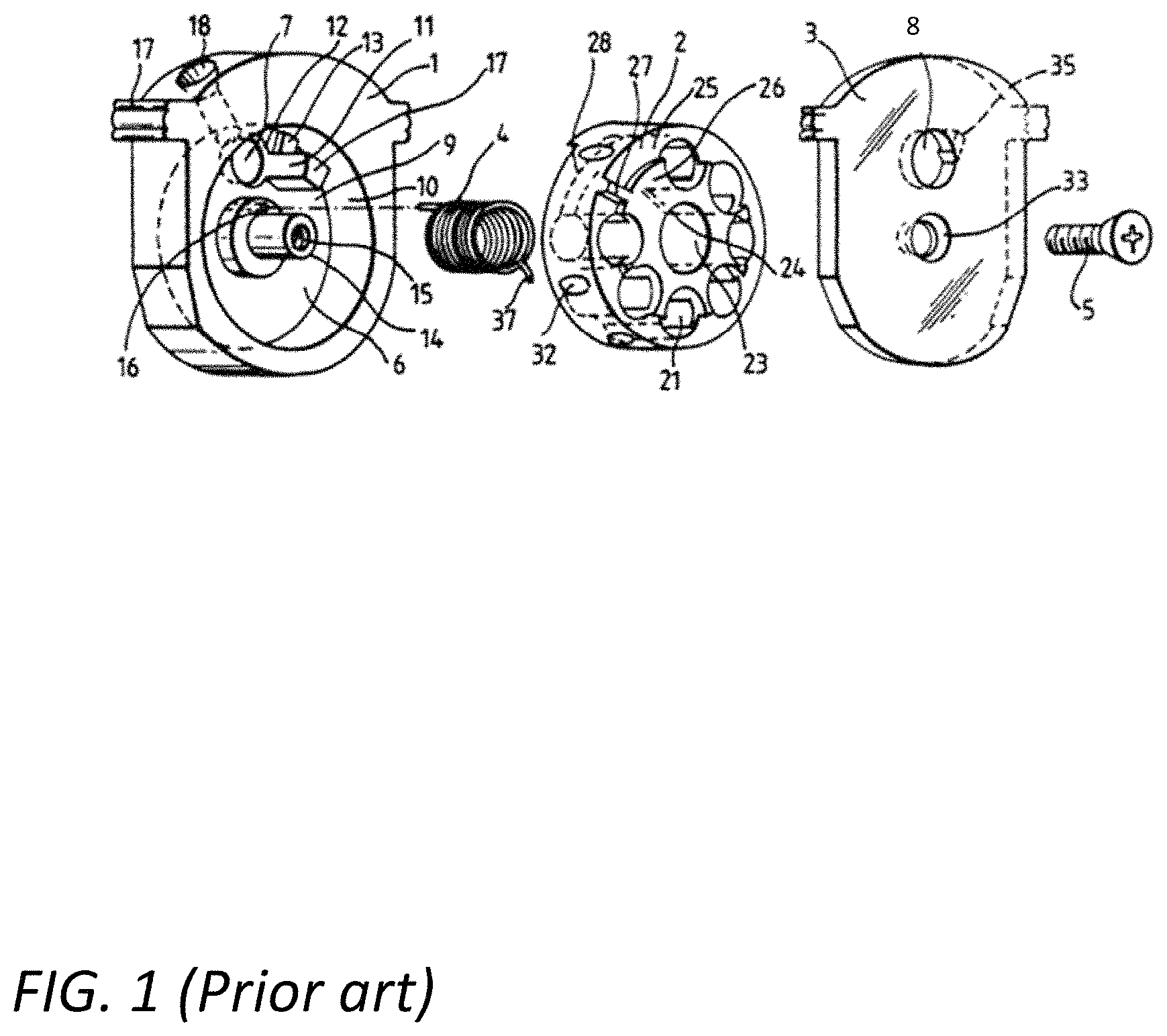 Patent US11774211 — Airgun magazine — Figure 1