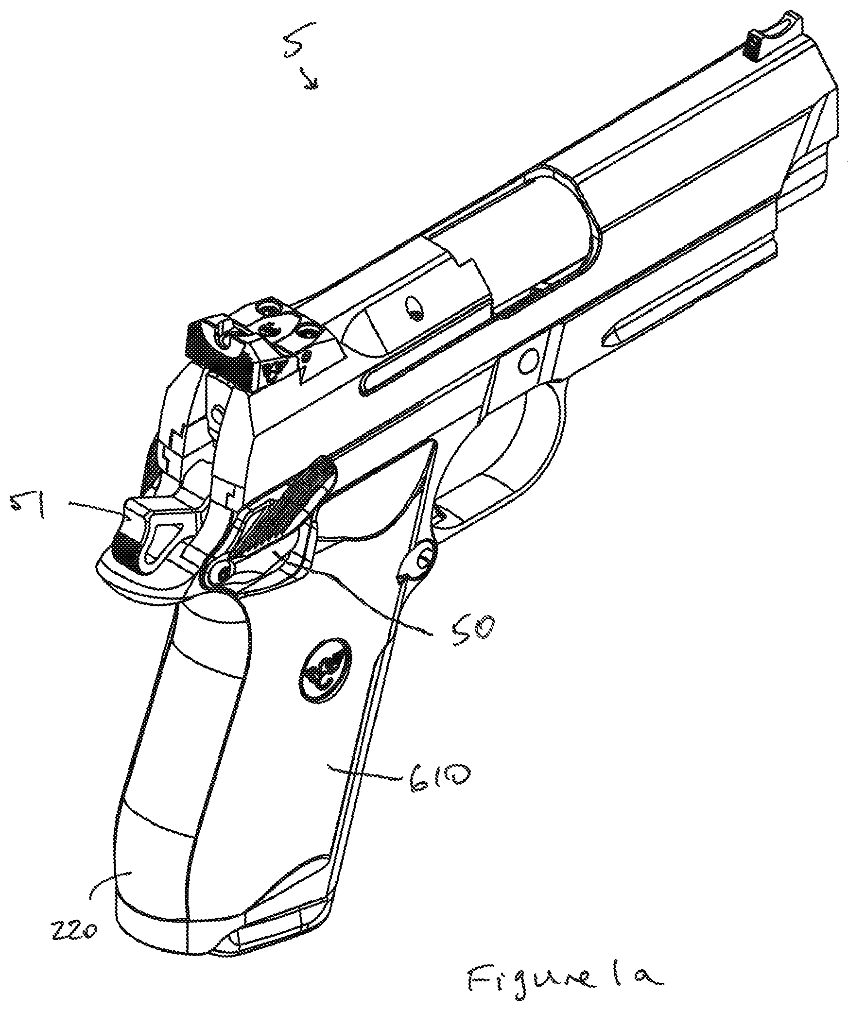 Patent US11774212 — Handgun — Figure 1