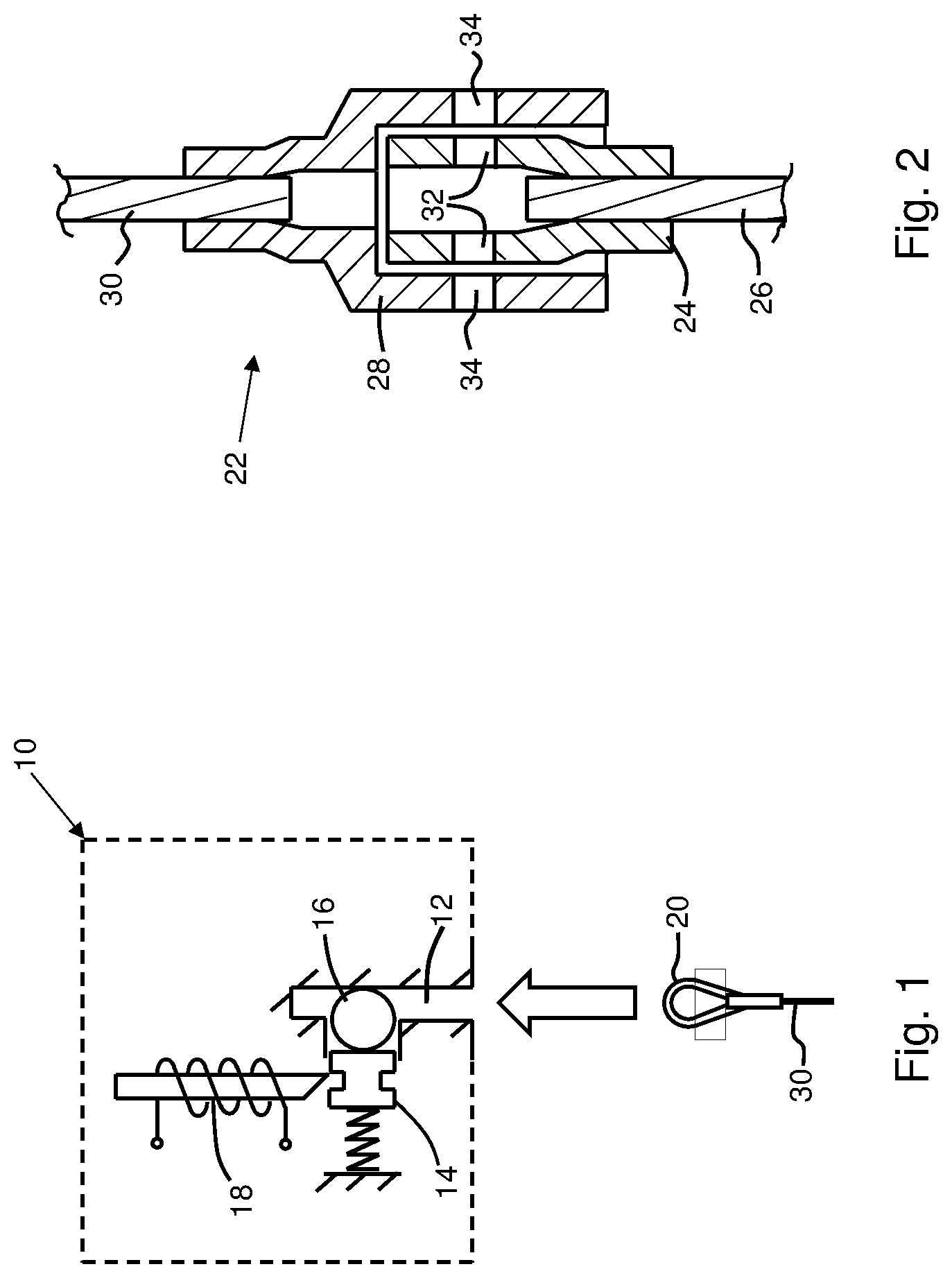 Patent US11774215 — Shear wire adaptor kit — Figure 1
