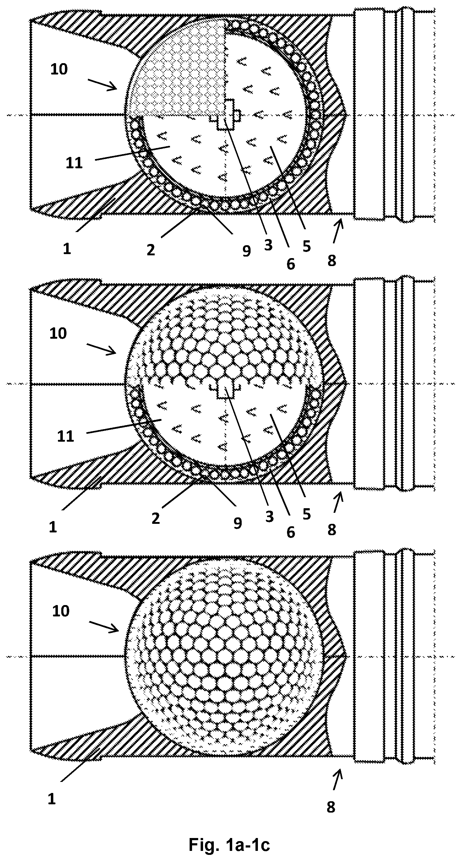 Patent US11774223 — Fragmentation device and method firing such a device — Figure 1