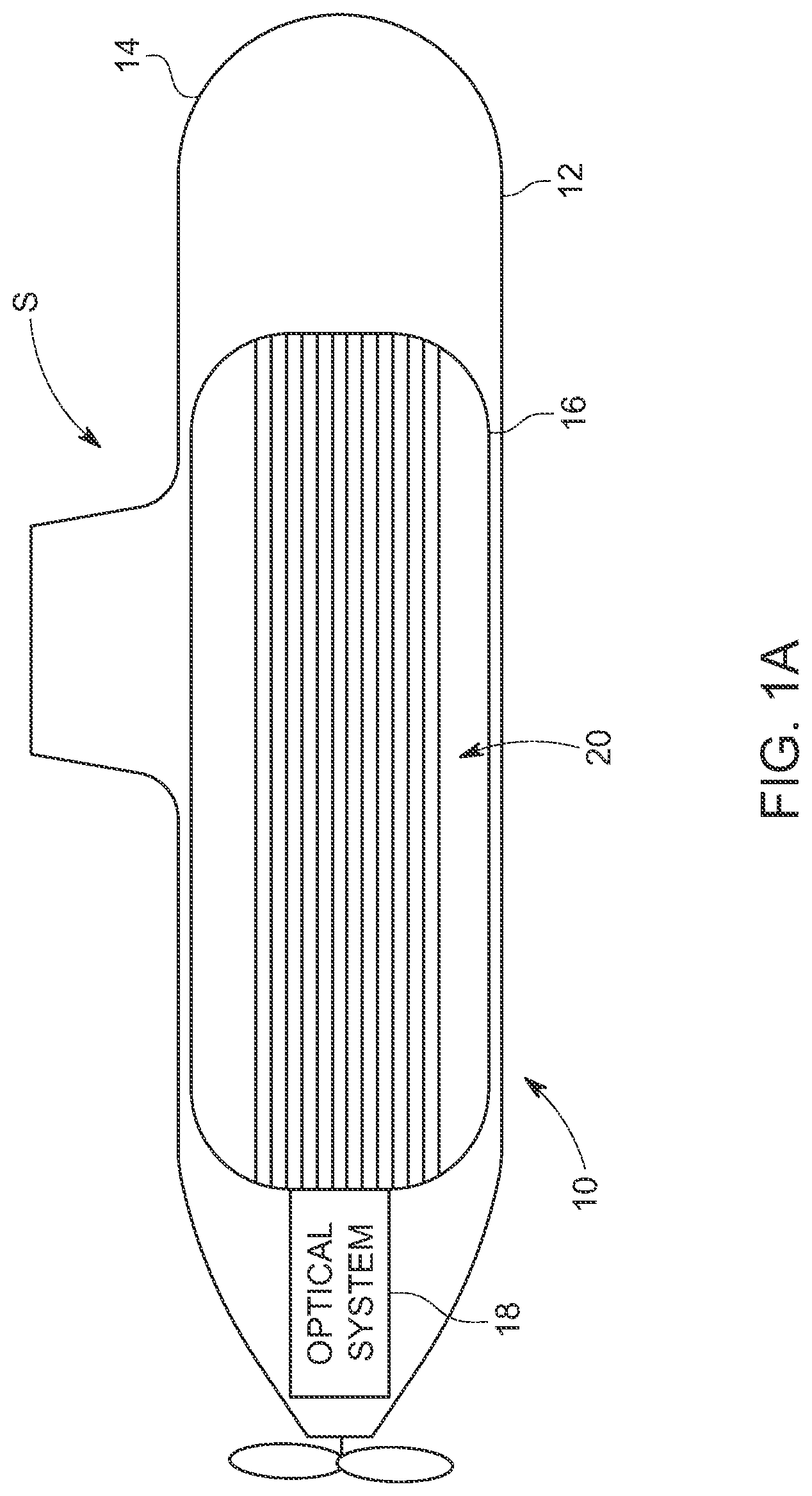 Patent US11774245 — Vehicle hull with interferometric fiber-optic gyroscope — Figure 1