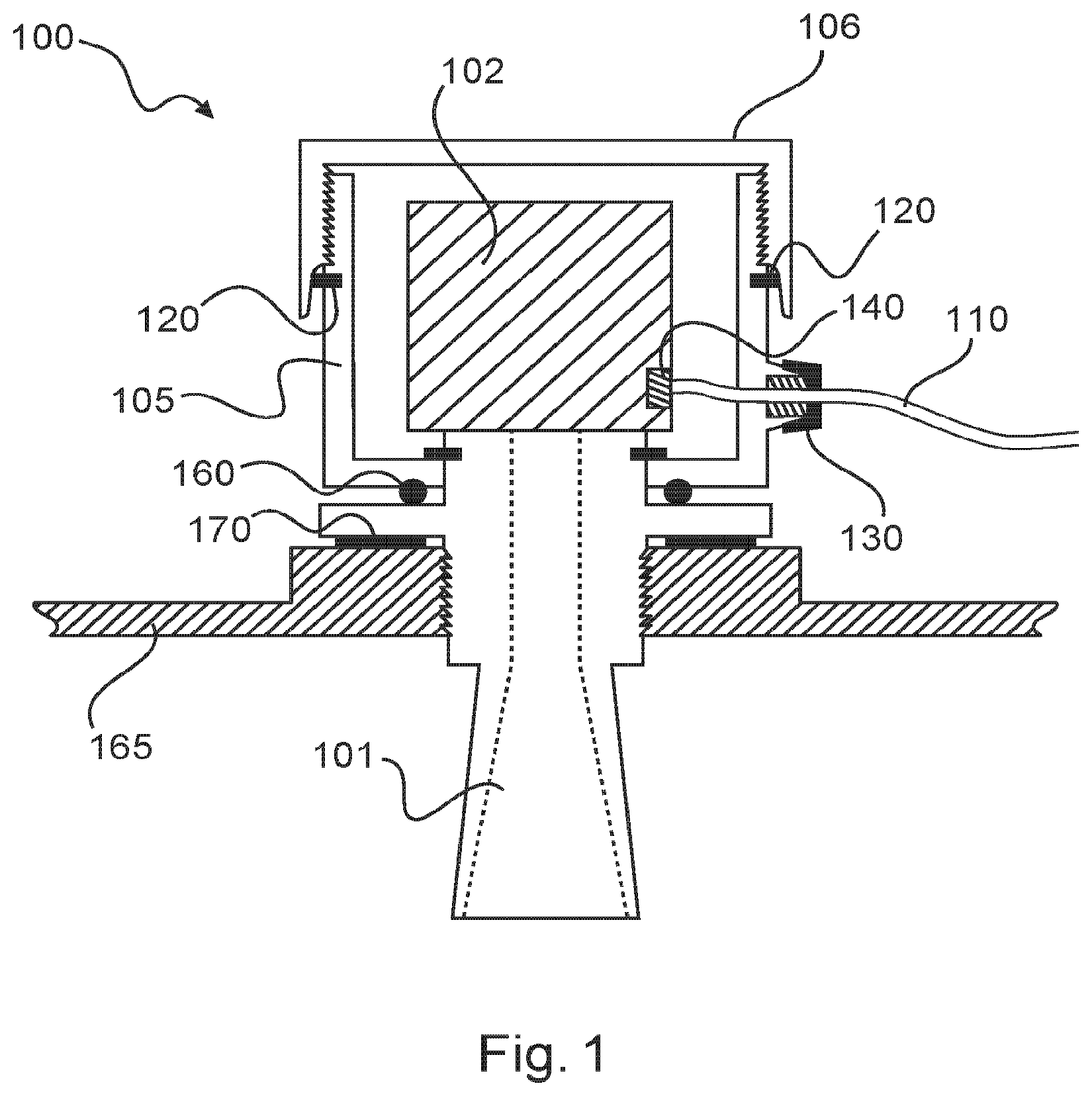 Patent US11774277 — Radar sensor for object detection — Figure 1