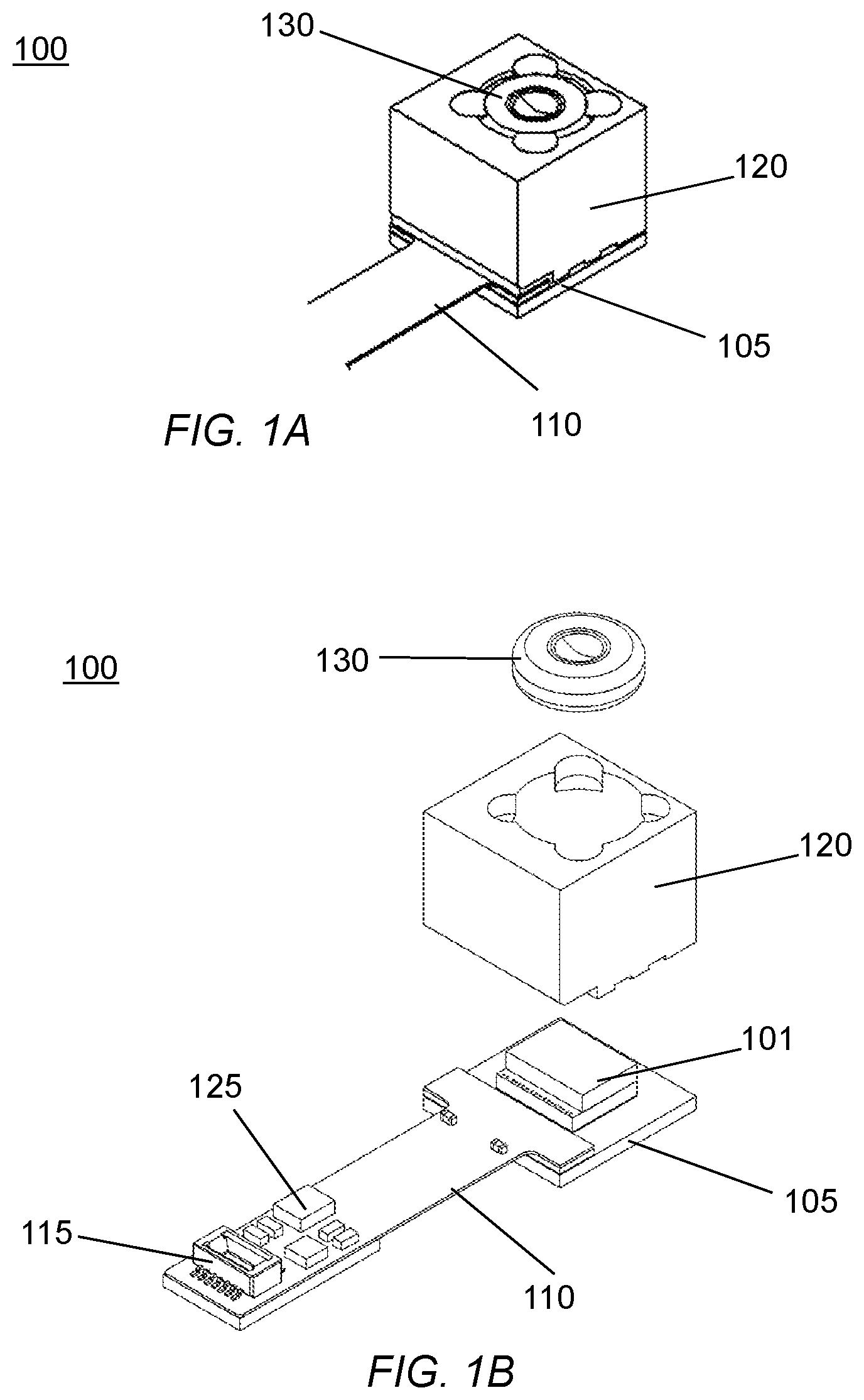 Patent US11774293 — Design, test, and operation of a small thermal imaging core — Figure 1