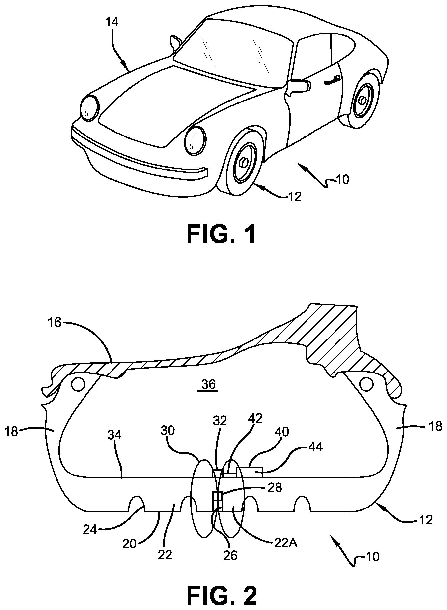 Patent US11774301 Figure 1 – Tire load estimation system and method