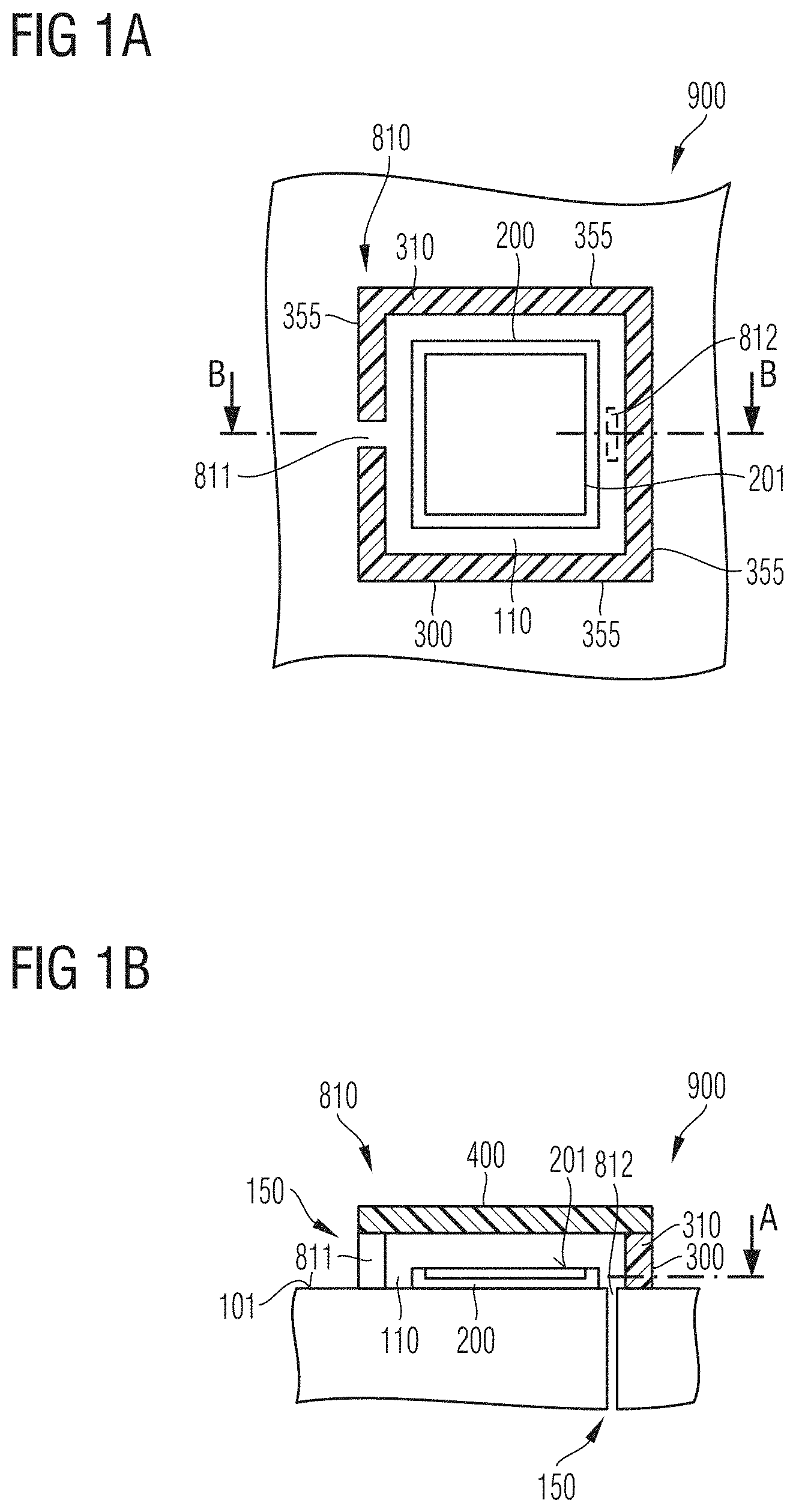 Patent US11774308 — Sensor device including sensor unit for a gaseous medium — Figure 1