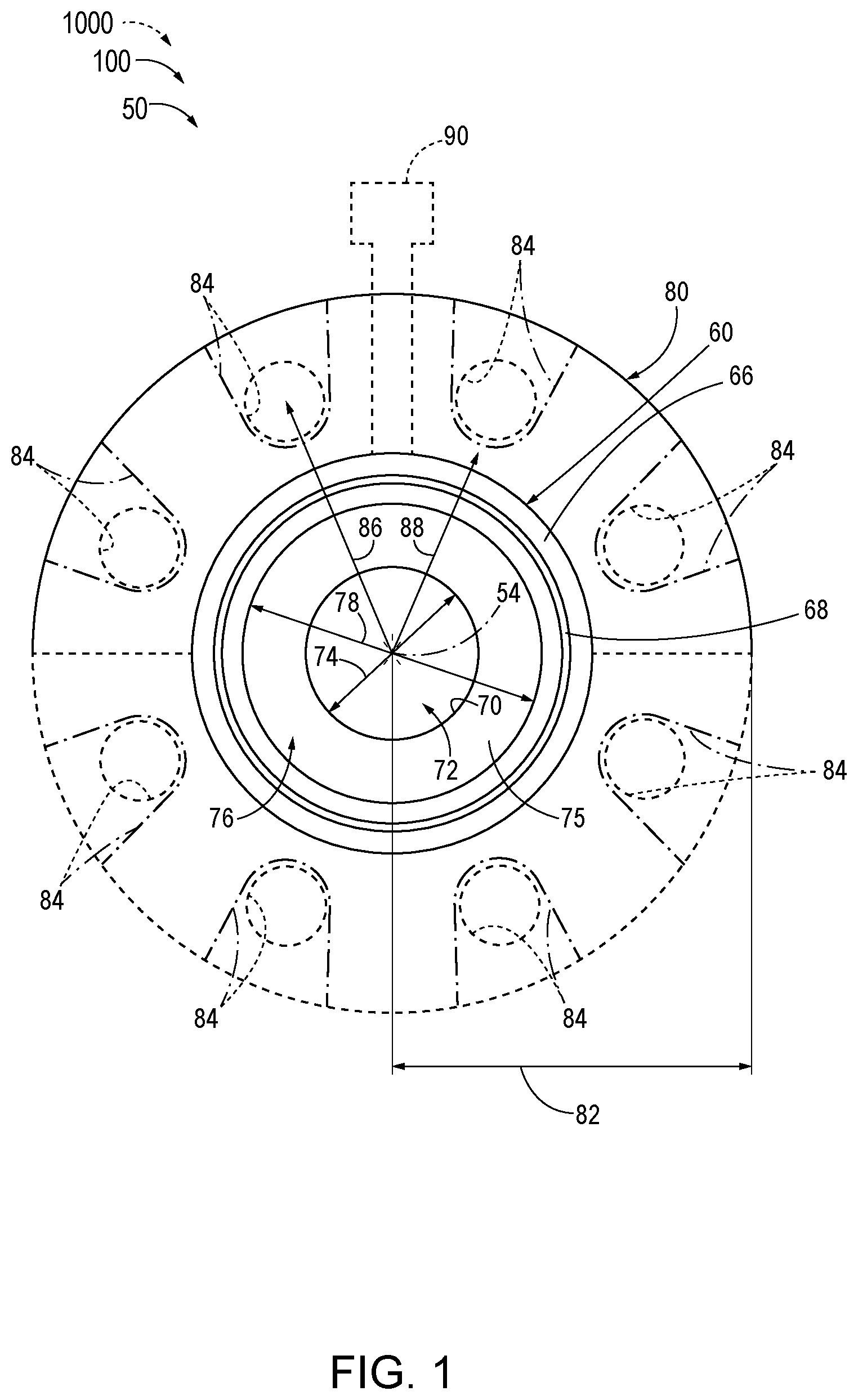 Patent US11774313 — Sealing adapters, pressure testing systems and pressure testing system kits including the same, and associated methods — Figure 1