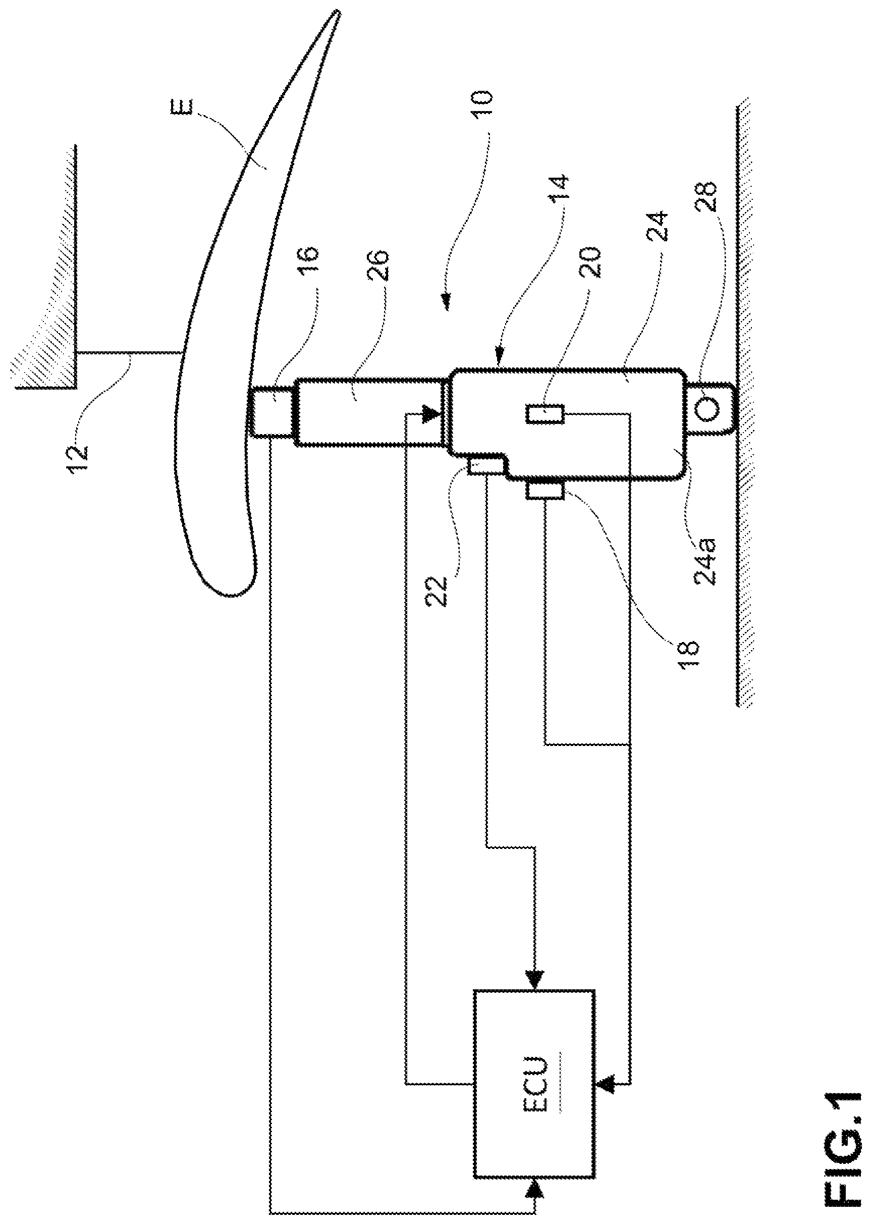 Patent US11774316 — Apparatus for carrying out load testing on an aircraft part and method thereof — Figure 1