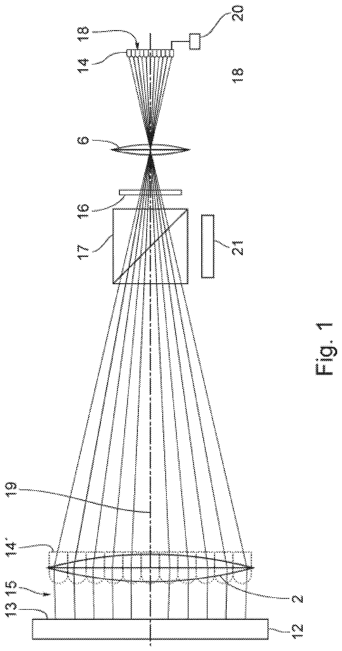 Patent US11774322 — Optical measuring device and method for measuring an optical element — Figure 1