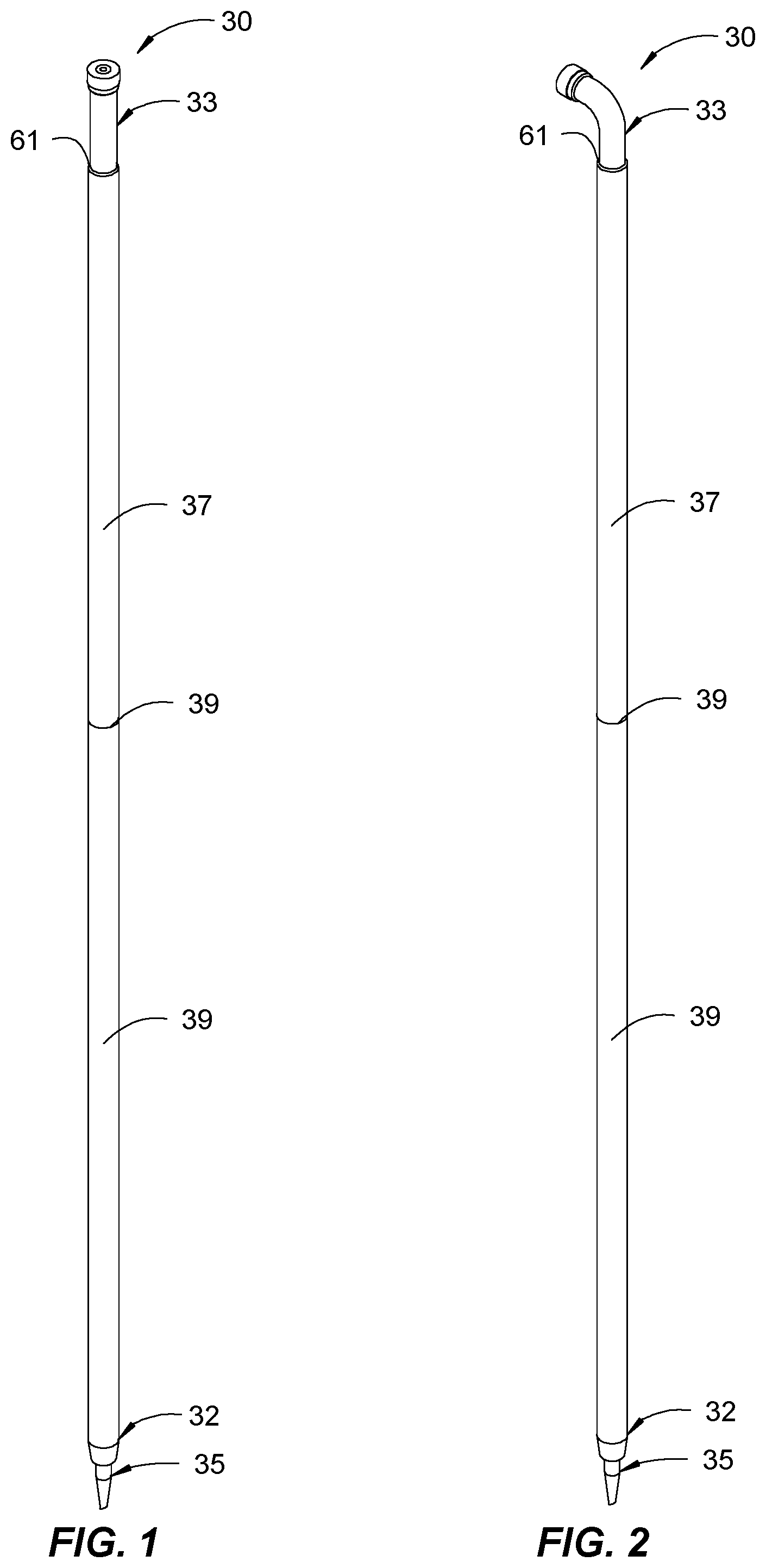 Patent US11774327 — Bioinert sampling needle — Figure 1