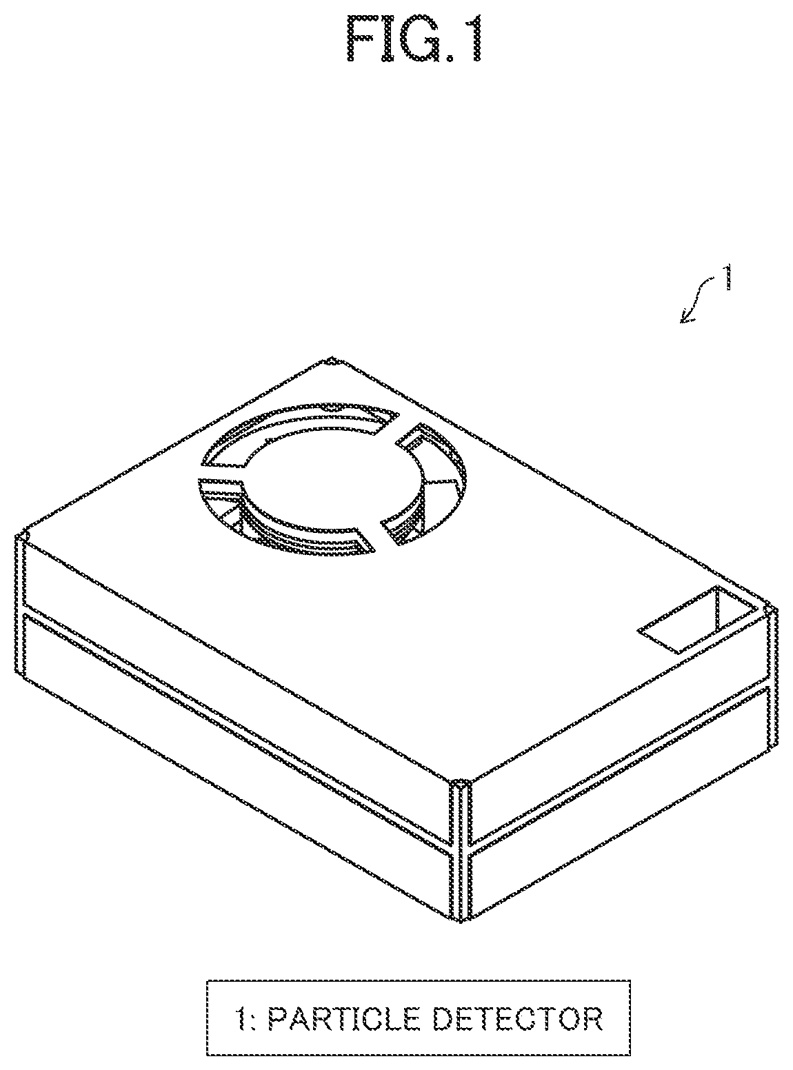 Patent US11774345 — Particle detection sensor and particle detector — Figure 1