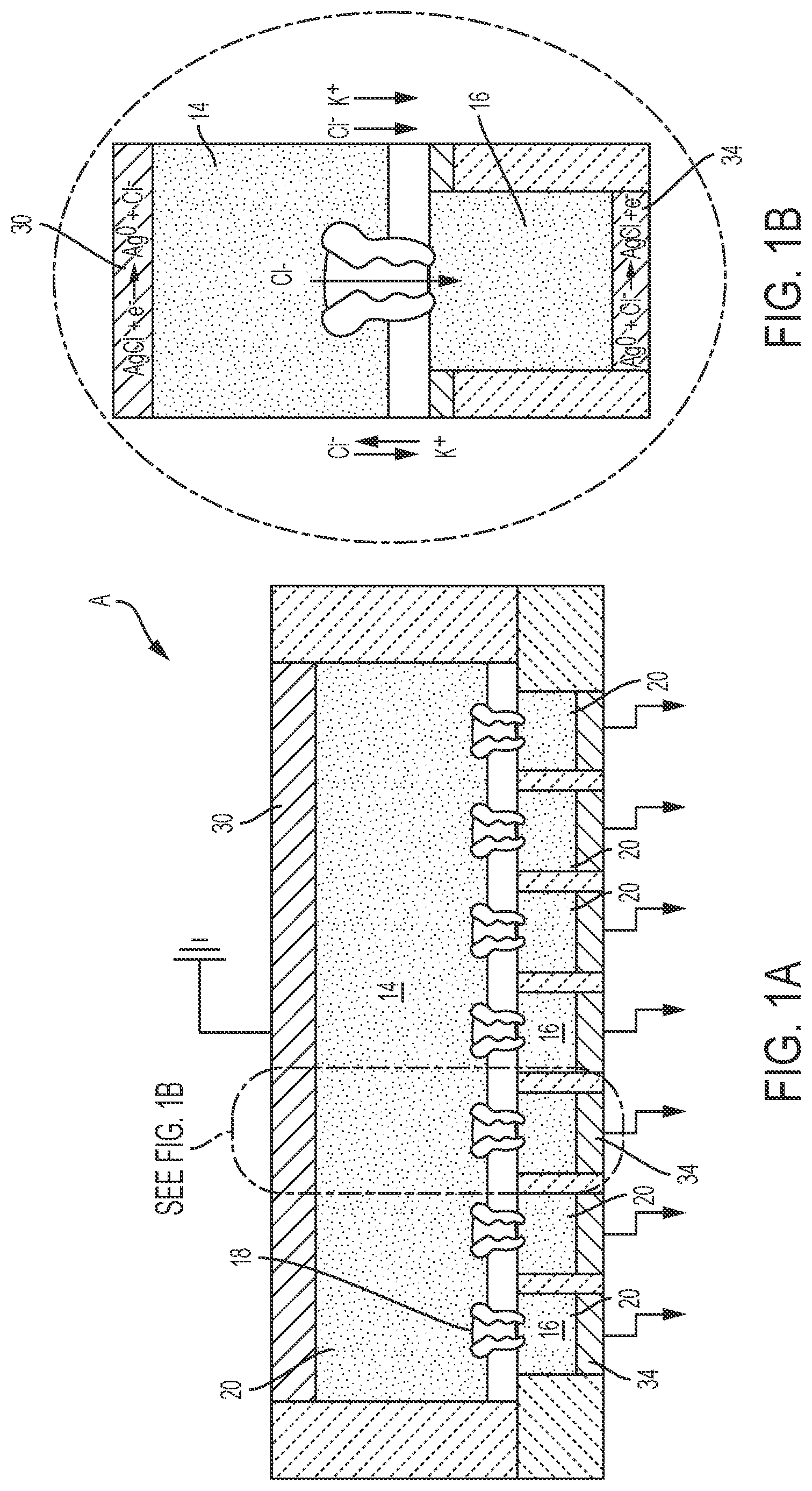 Patent US11774400 — Device for sequencing — Figure 1