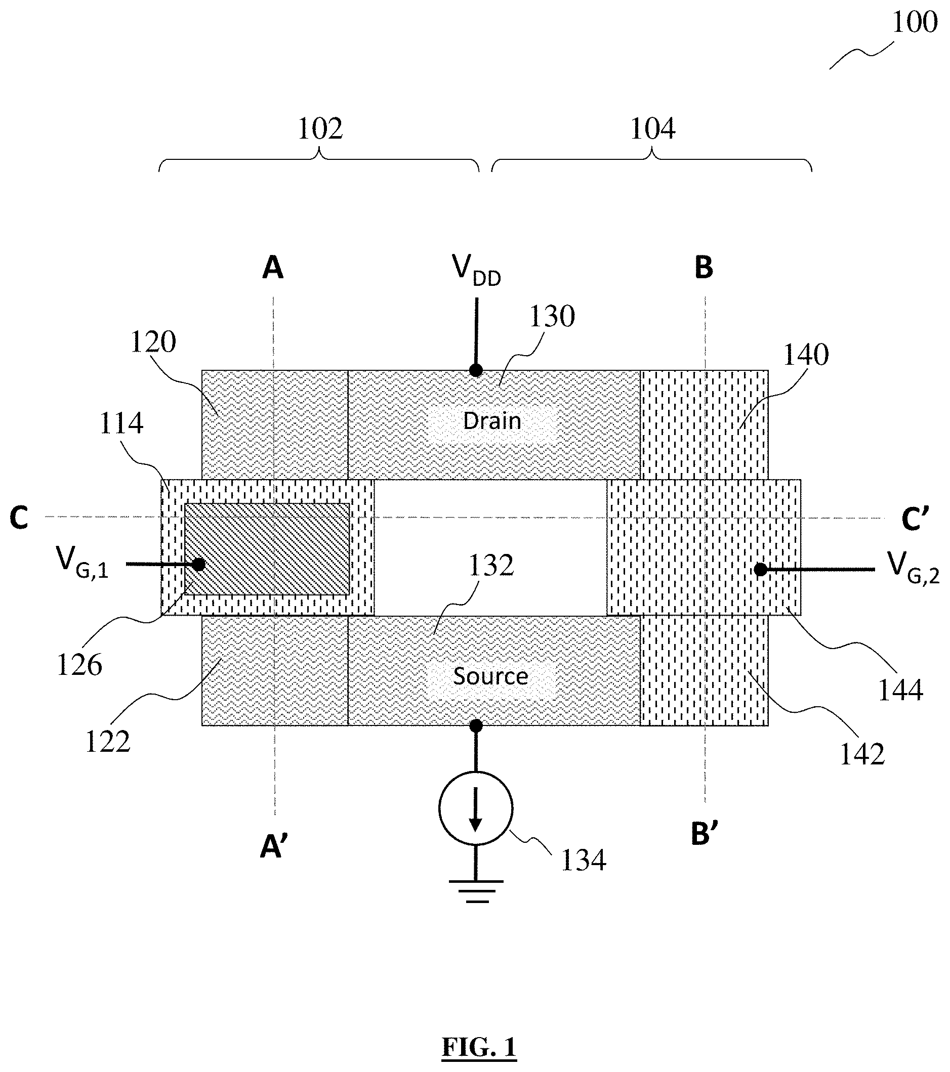 Patent US11774402 — Sensor devices — Figure 1