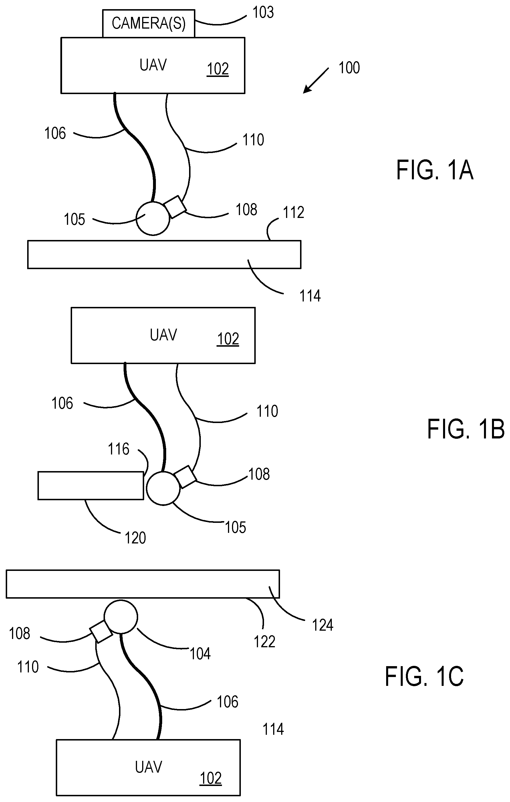 Patent US11774407 — UAV-based acoustic technique for mapping defects in civil infrastructure — Figure 1