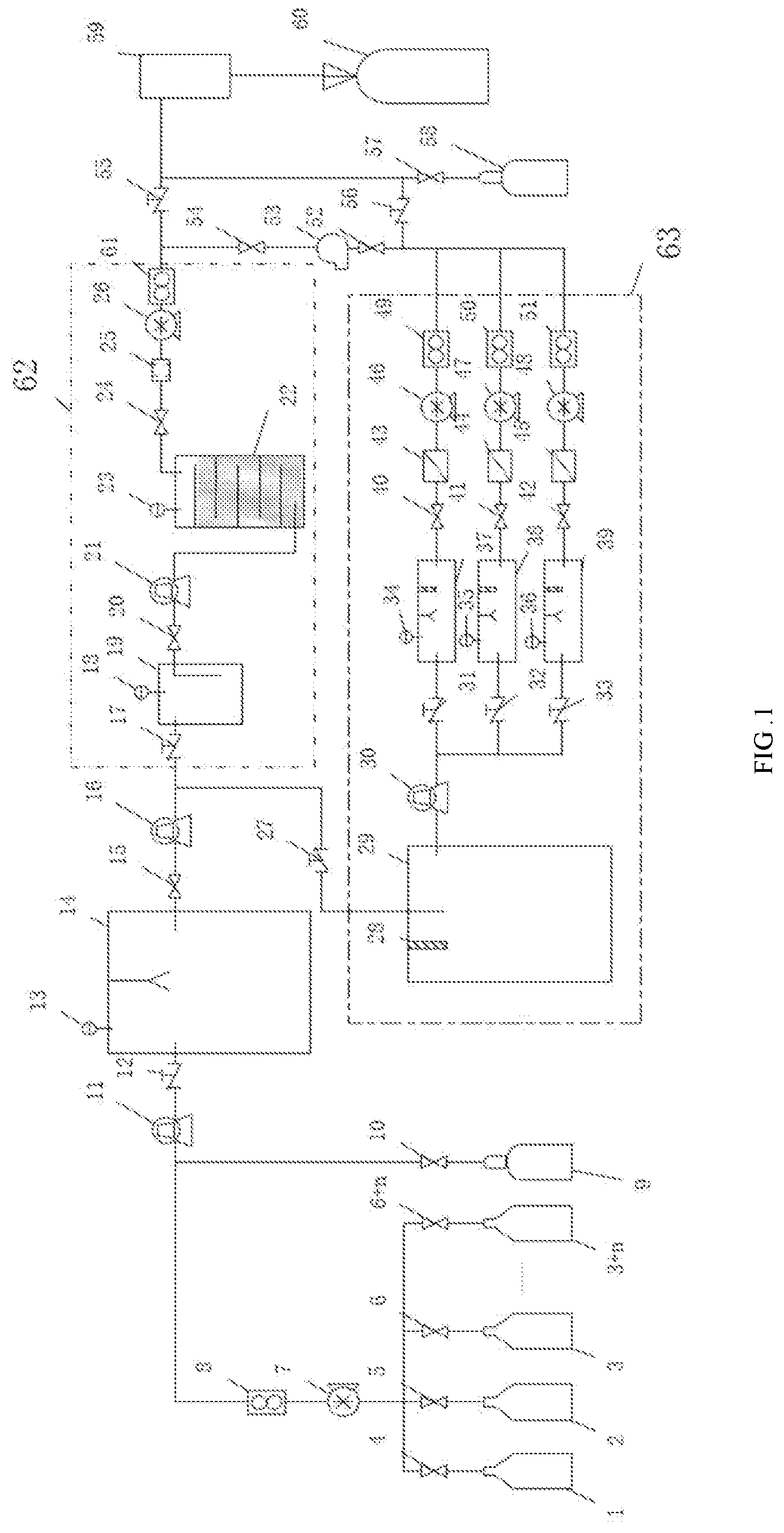 Patent US11774423 — Parallel device and method for high-precision determination of sulfur solubility under multiple influencing factors — Figure 1