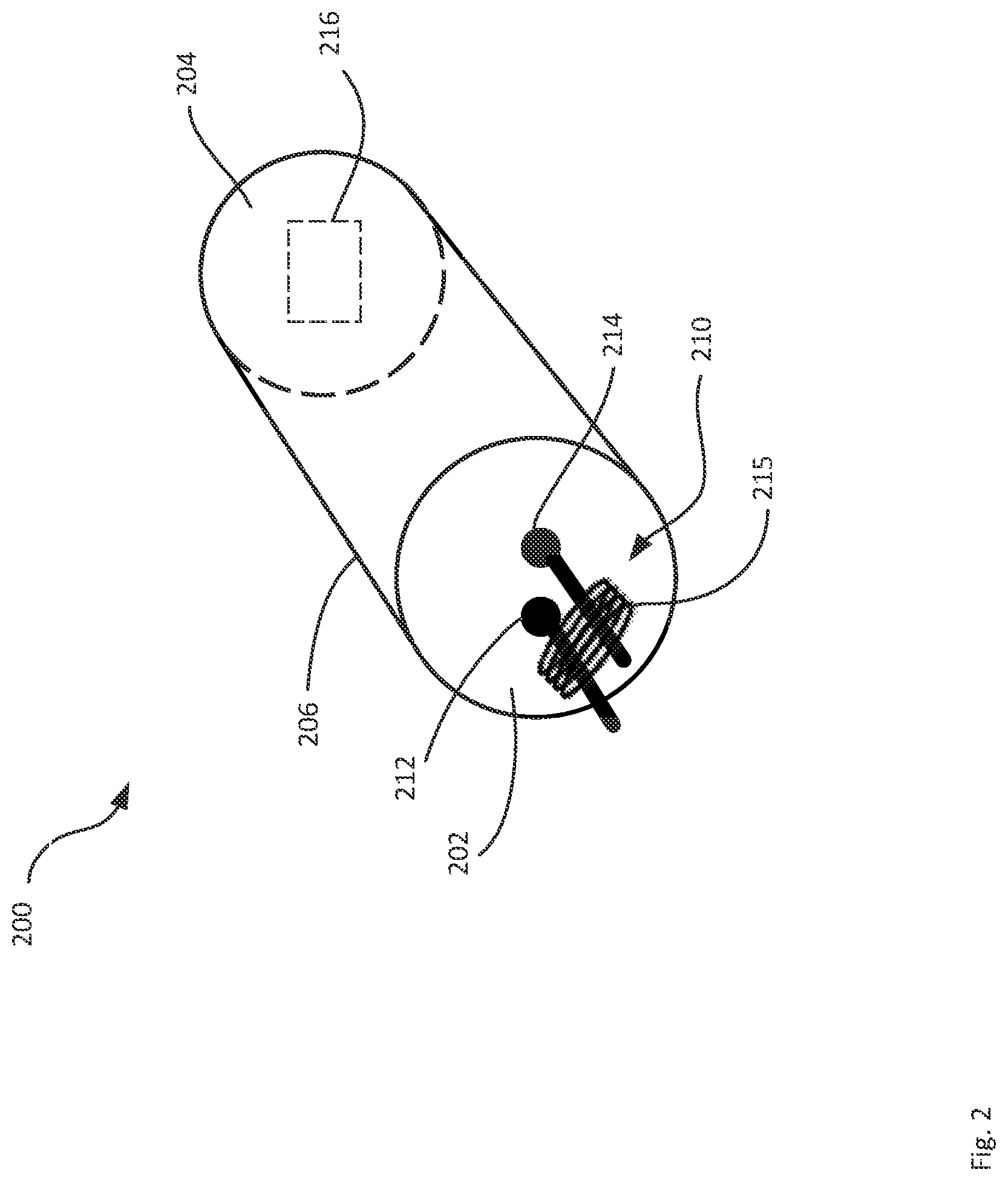Patent US11774431 Figure 2 – System and method for electrical and magnetic monitoring of a material