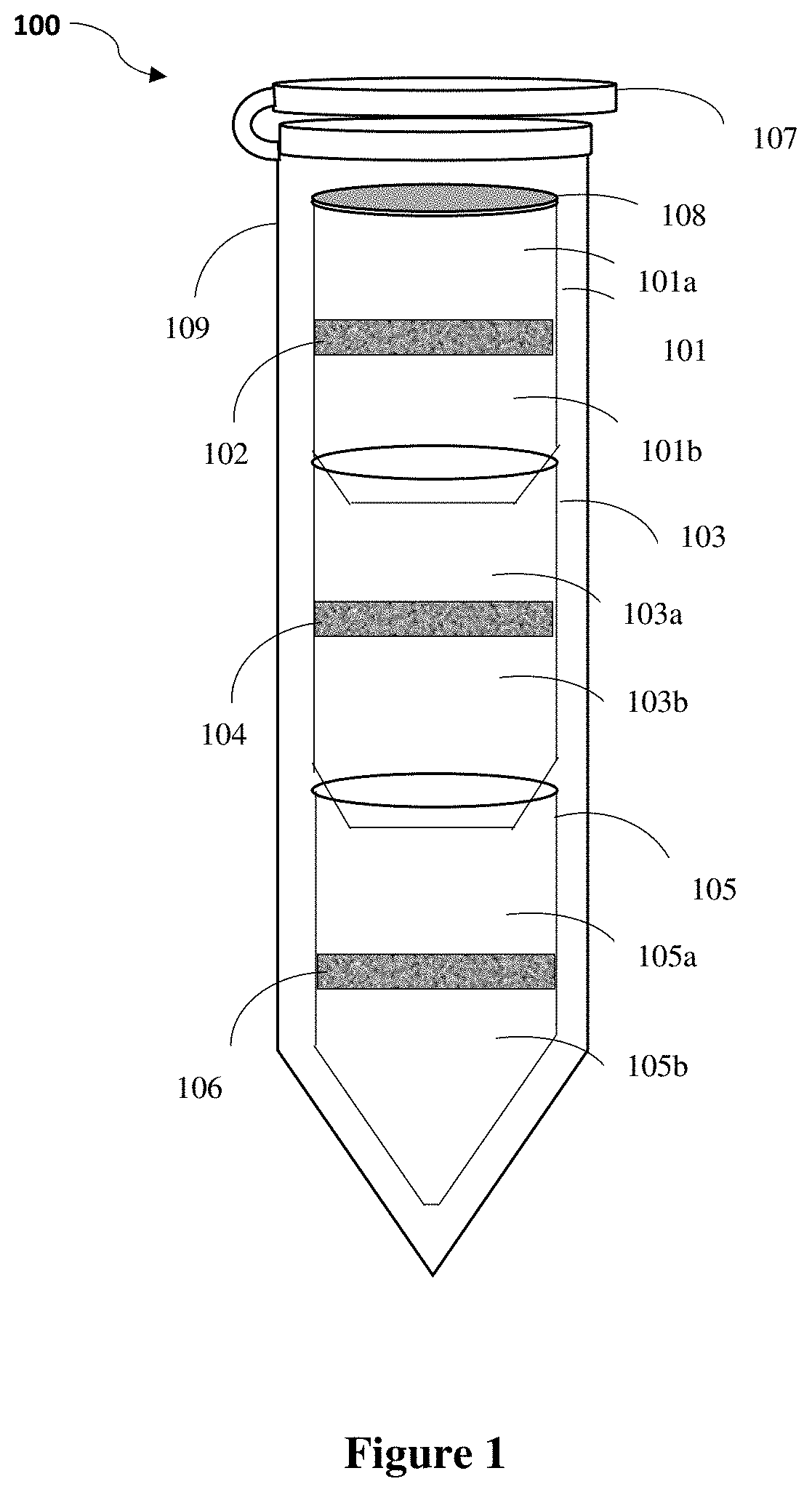 Patent US11774450 — Apparatus for detection of proteolytic activity in a biological sample — Figure 1