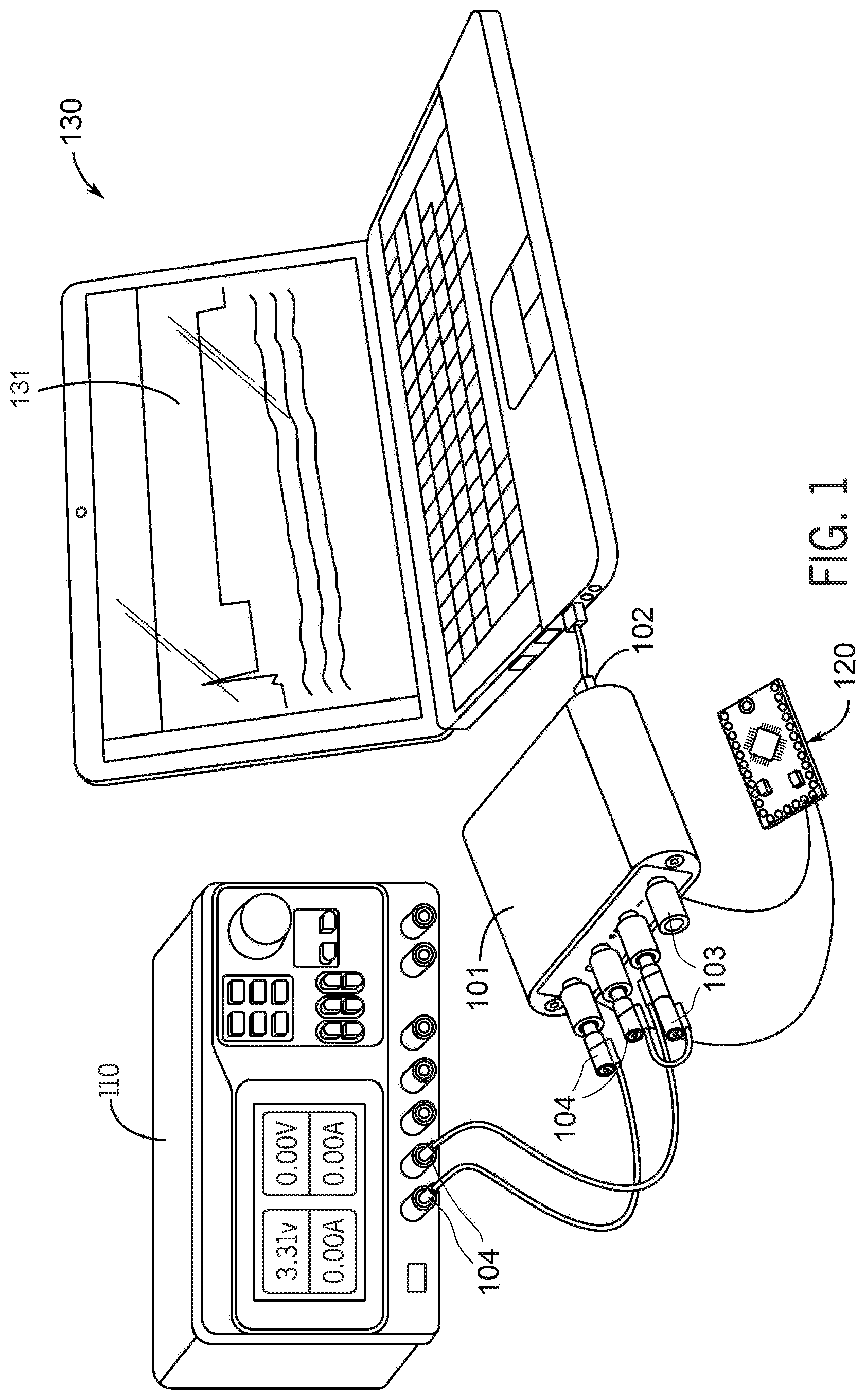 Patent US11774469 — Auto ranging ammeter with accurate measurement during range changes — Figure 1
