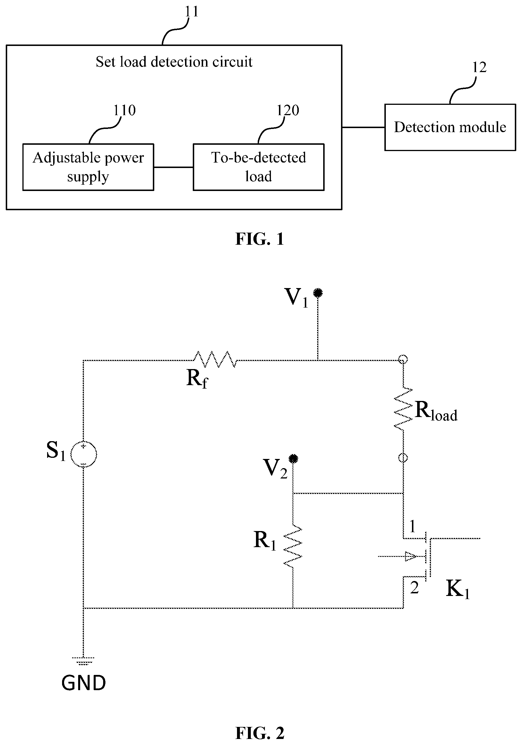 Patent US11774470 — Load detection system and load detection method thereof — Figure 1