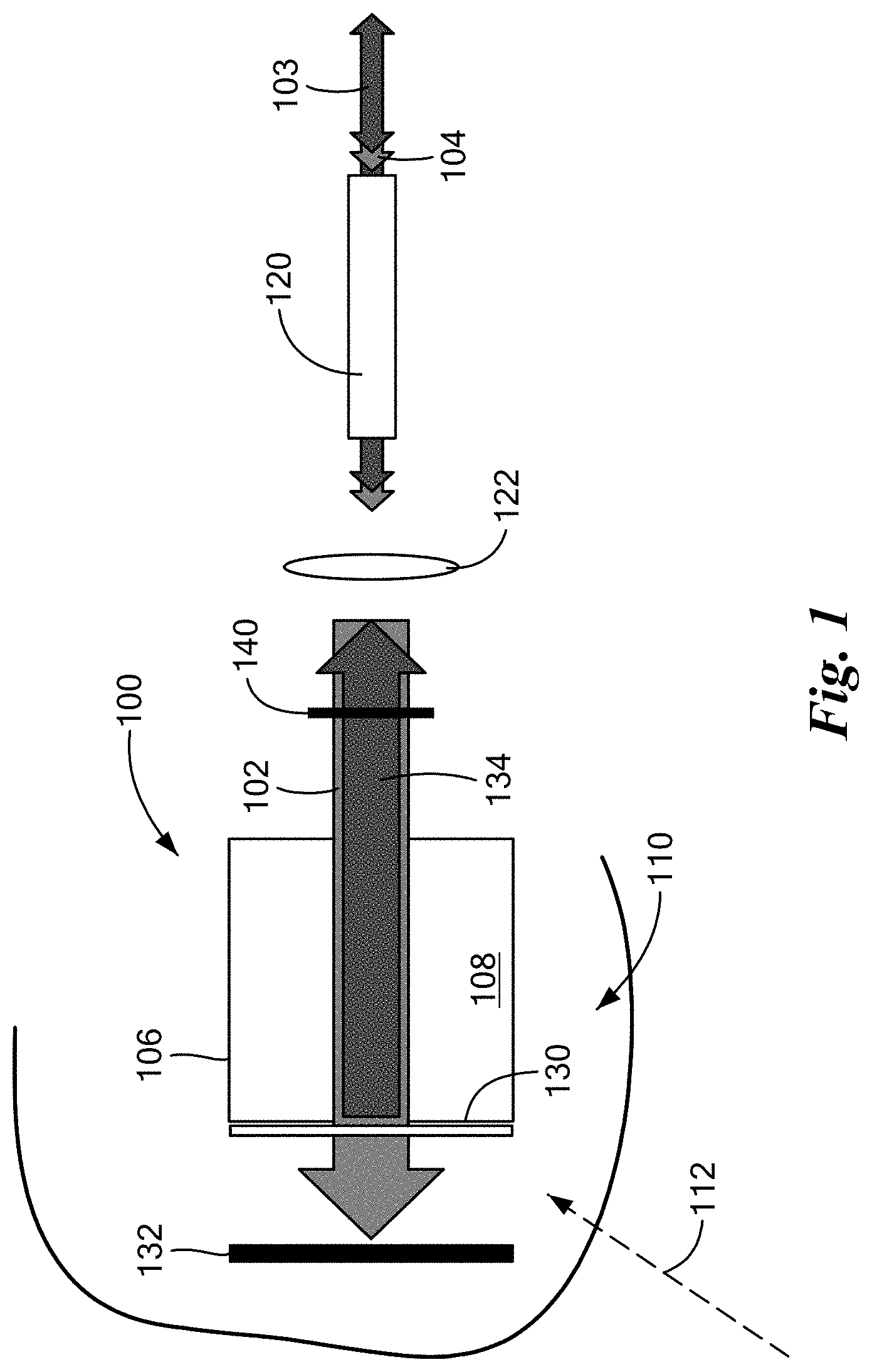 Patent US11774482 — Atom-based electromagnetic field sensing element and measurement system — Figure 1