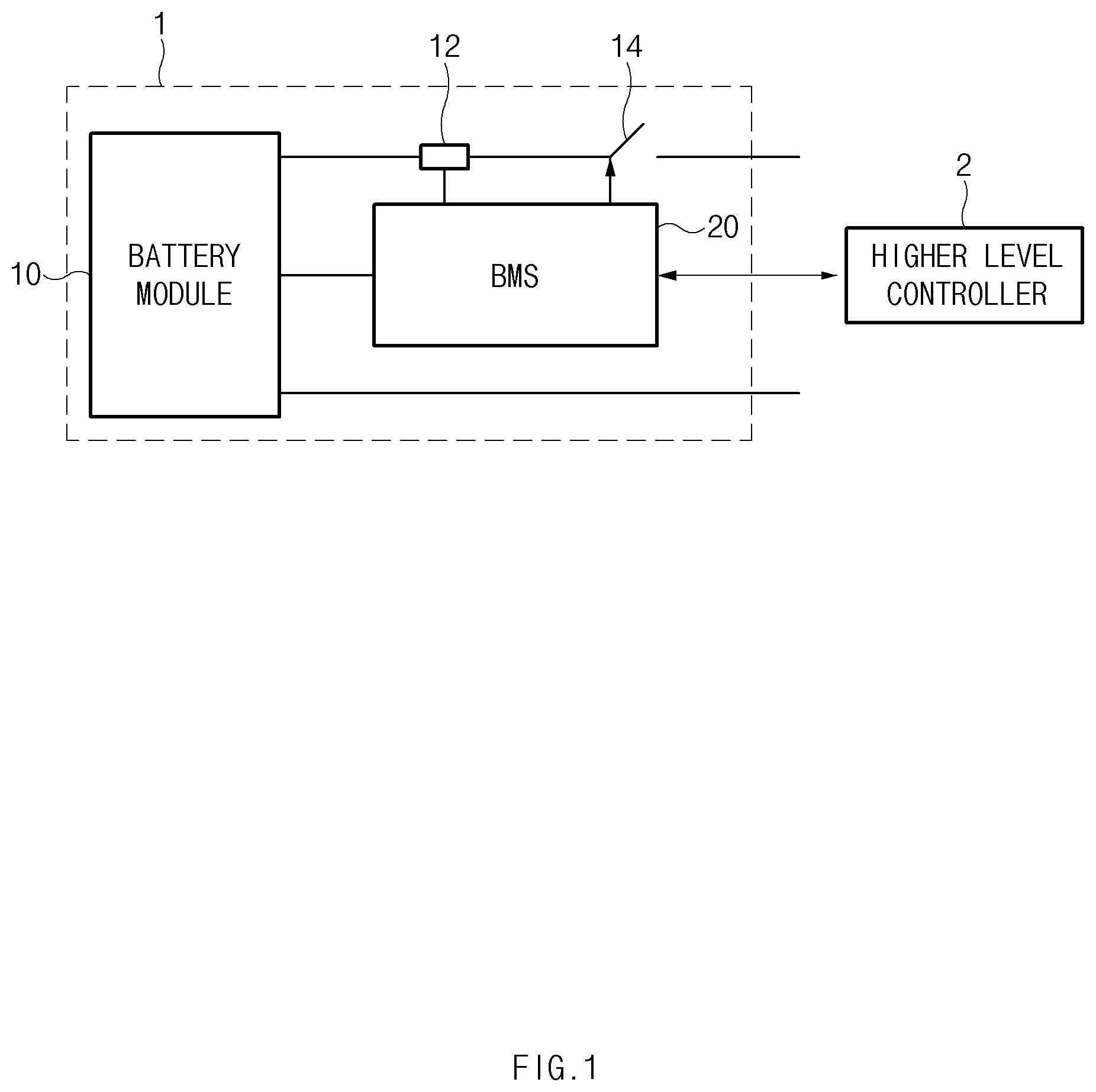 Patent US11774515 — Apparatus and method for determining error of a battery cell — Figure 1