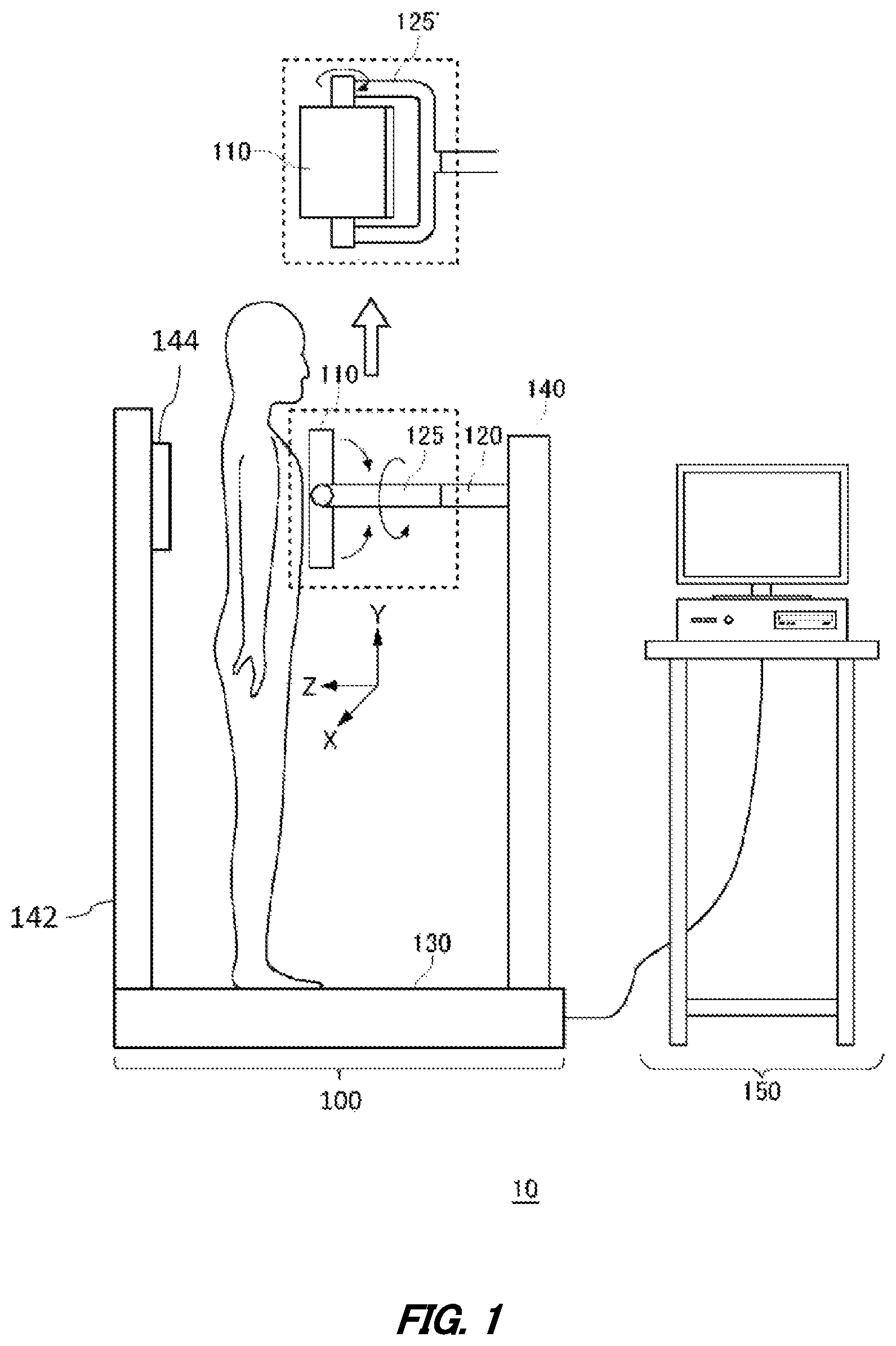 Patent US11774518 — Magnetic field measuring apparatus, magnetic field measuring method and recording medium with magnetic field measuring program recorded thereon — Figure 1