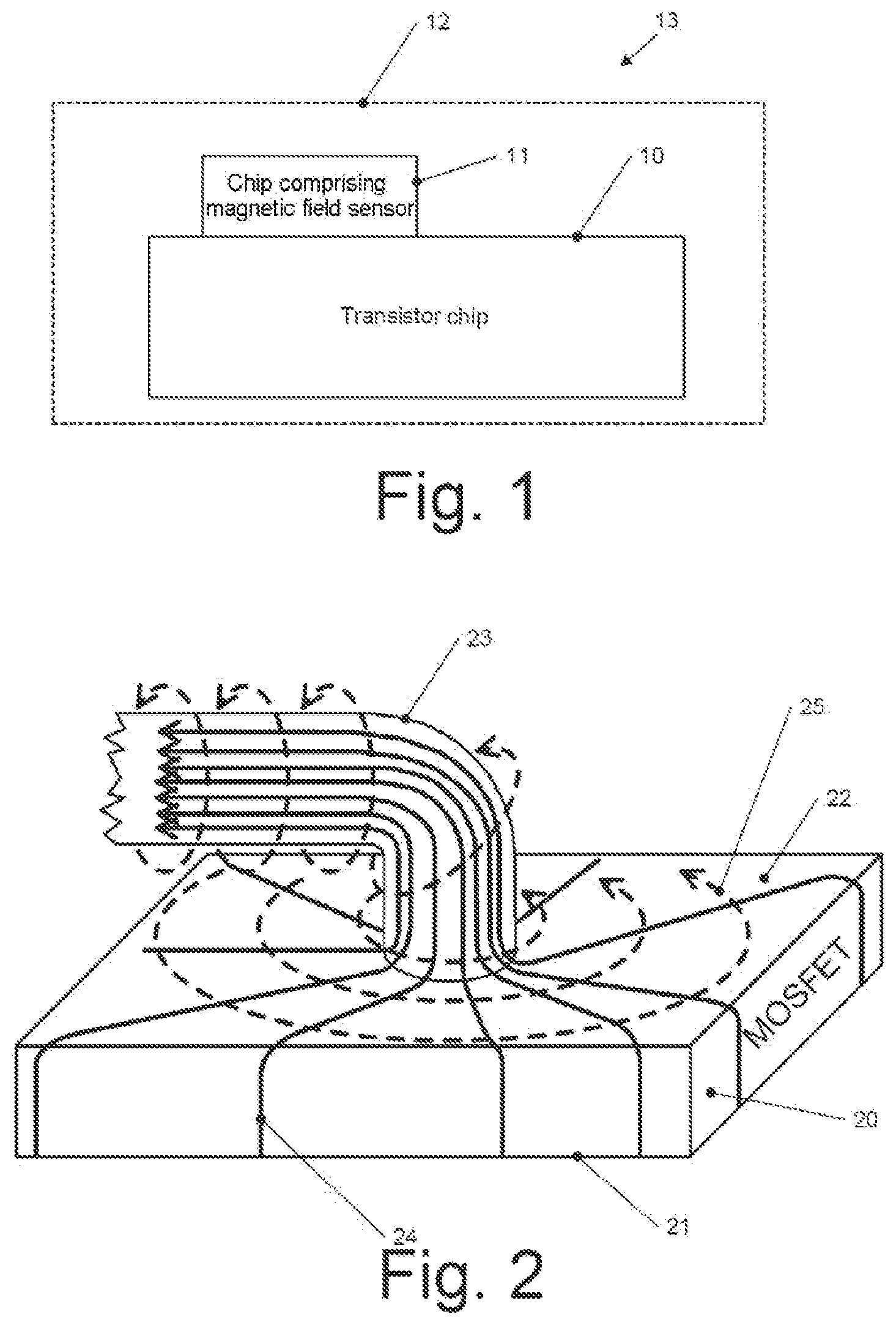 Patent US11774523 — Transistor devices and methods for producing transistor devices — Figure 1