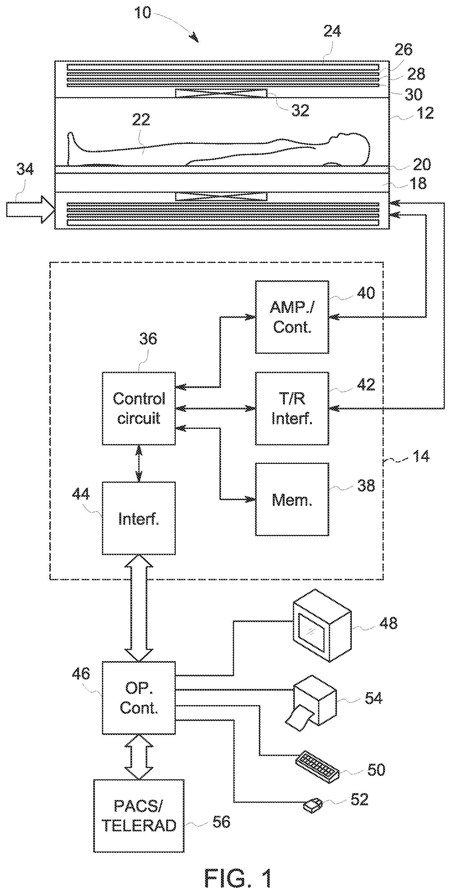 Patent US11774529 — Gradient cooling manifold assembly having additively manufactured manifolds — Figure 1