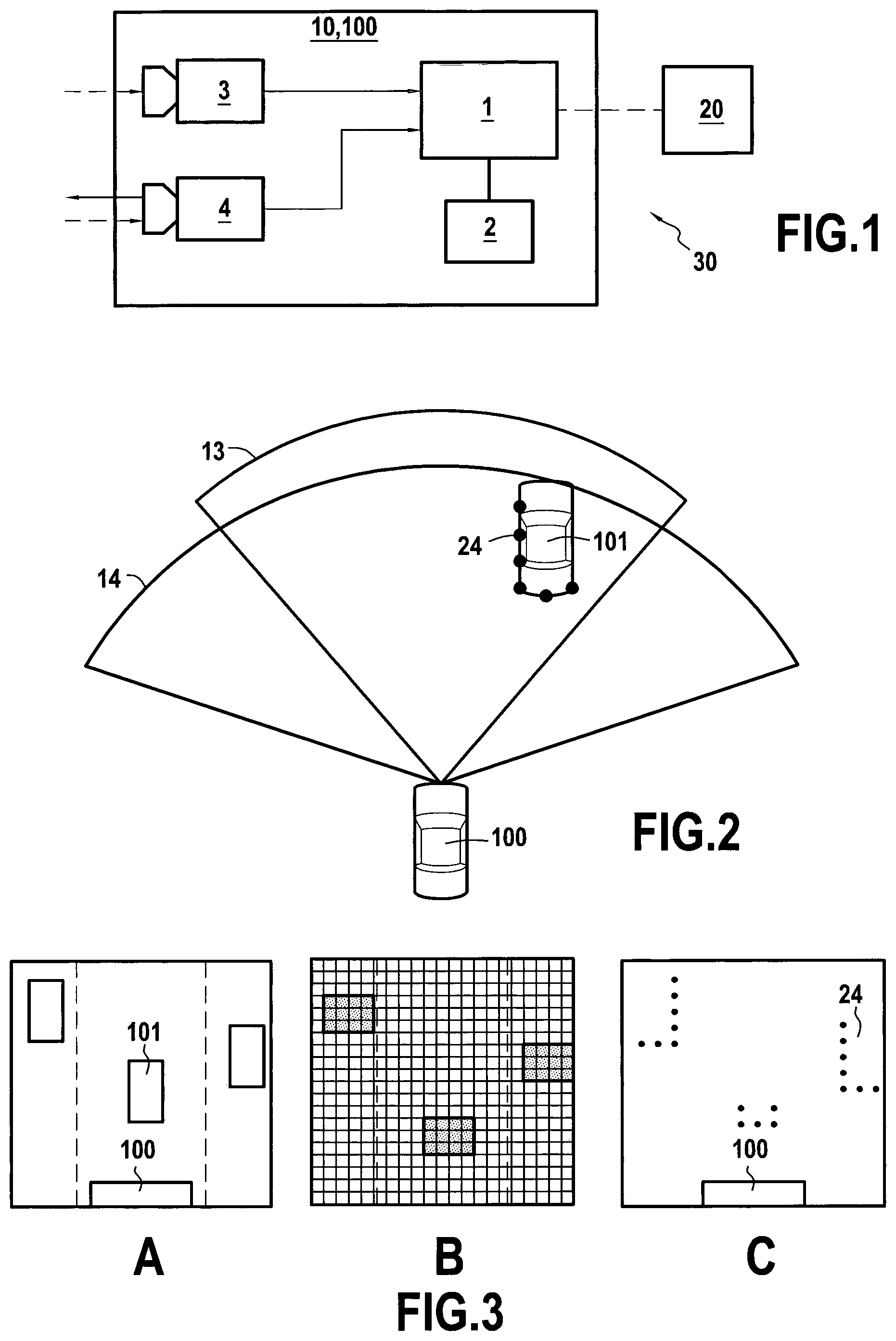 Patent US11774554 — Electronic device, system and method for augmenting image data of a passive optical sensor — Figure 1