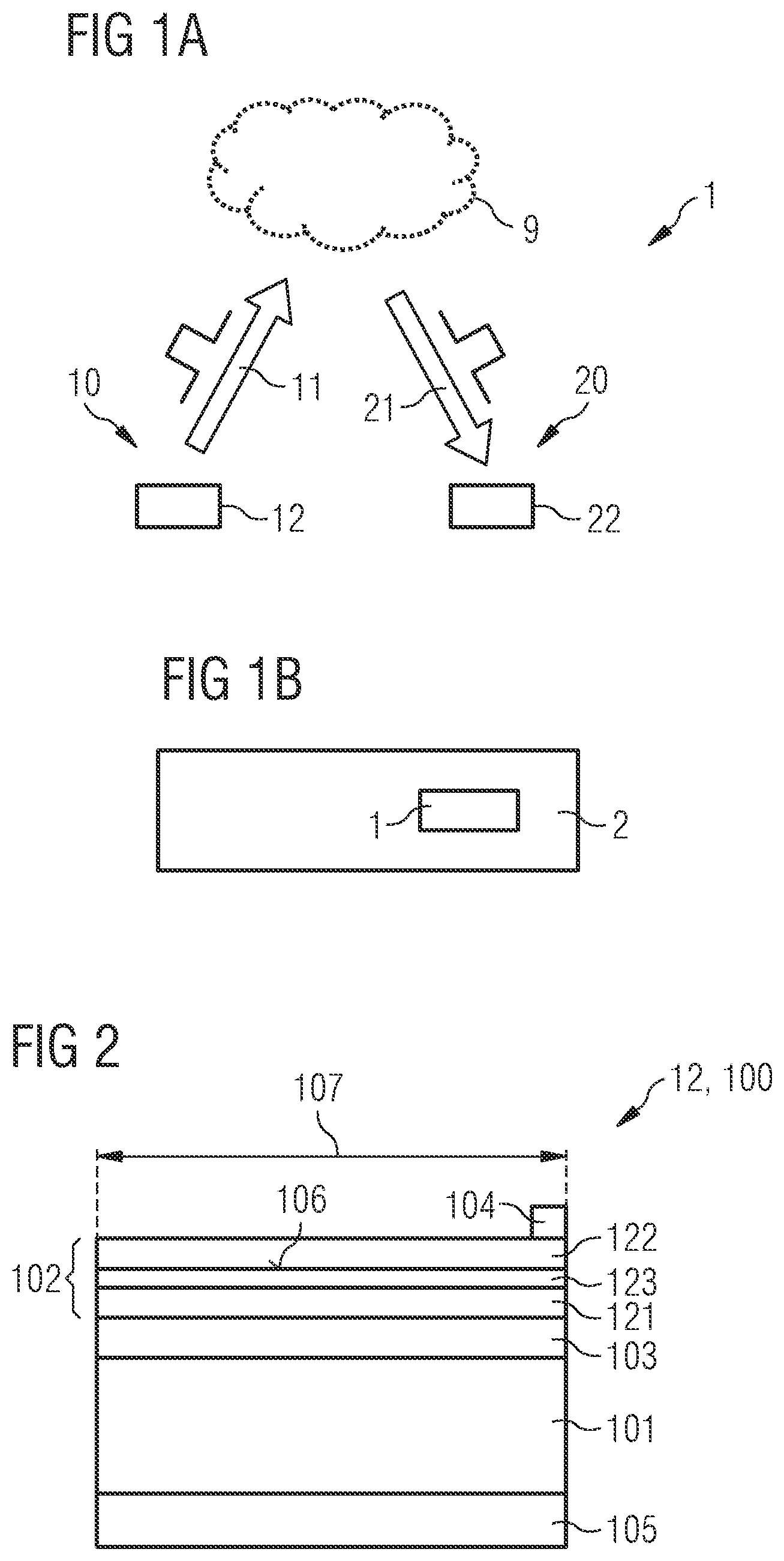 Patent US11774555 — Measuring system, use of at least one individually operable LED lighting unit as a sender unit in a measuring system, method for operating a measuring system and lighting source having a measuring system — Figure 1