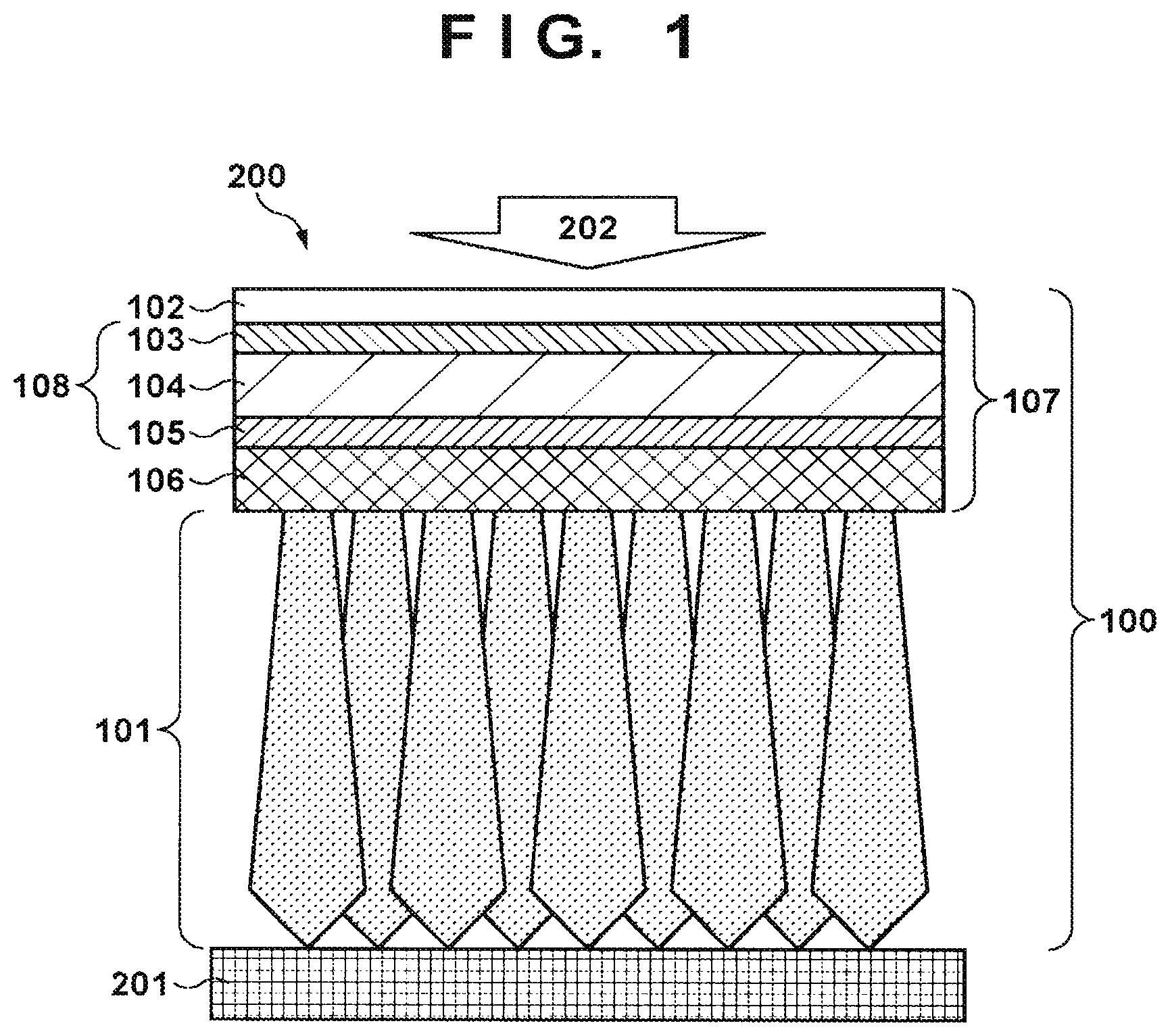 Patent US11774607 Figure 1 – Scintillator panel and radiation imaging apparatus