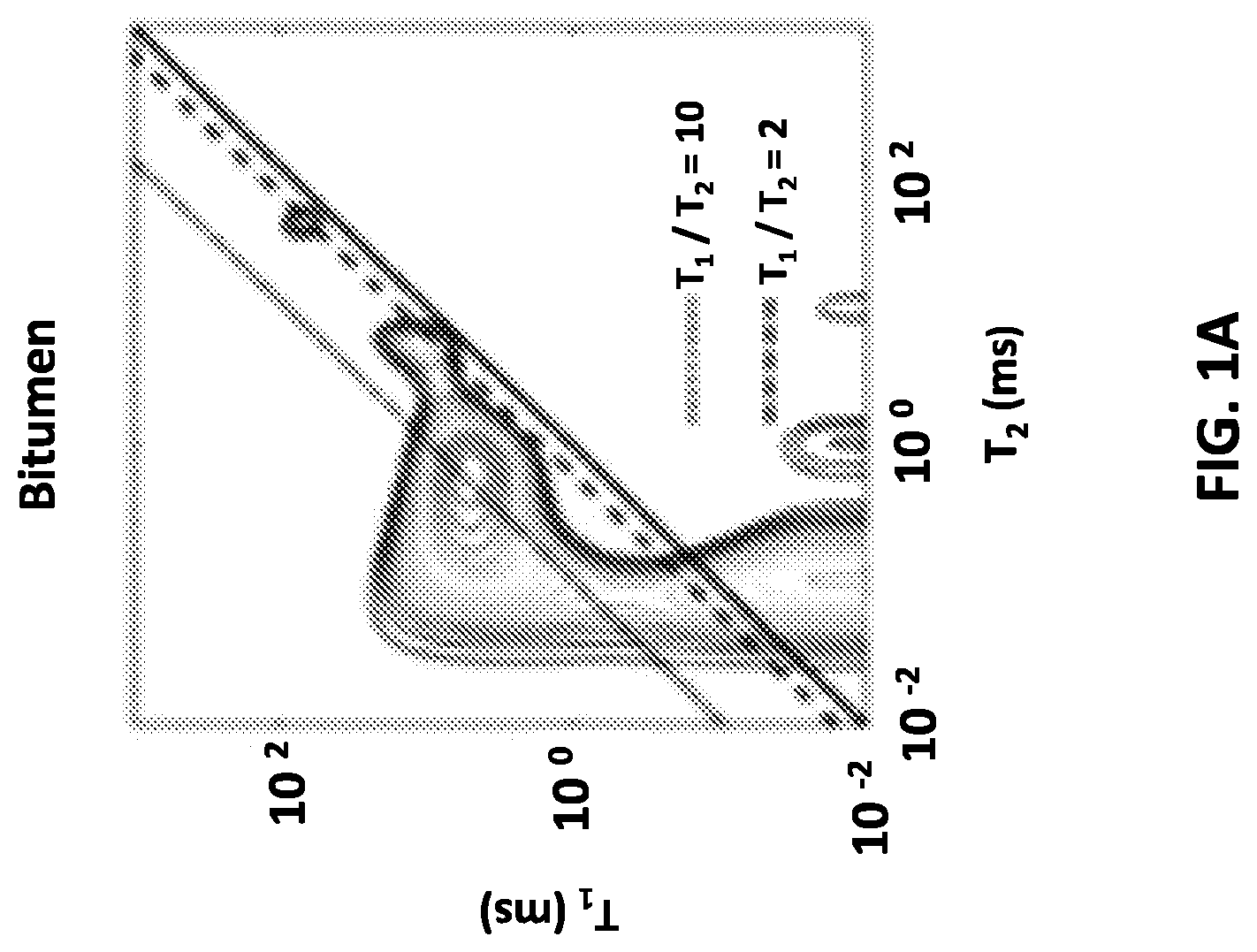 Patent US11774621 — Methods for determining fluid volumes from NMR T1-T2 log data — Figure 1