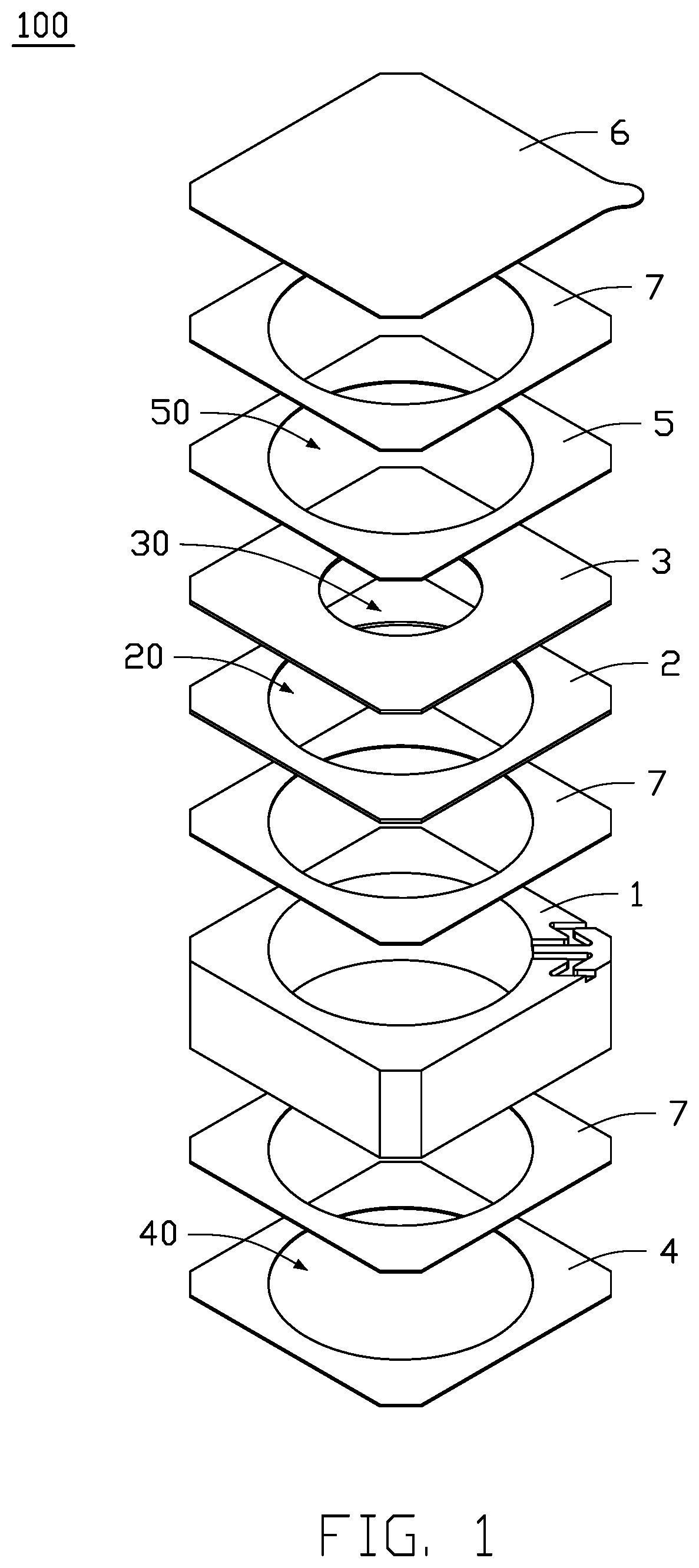 Patent US11774638 — Lens protection structure and electronic device having lens protection structure — Figure 1