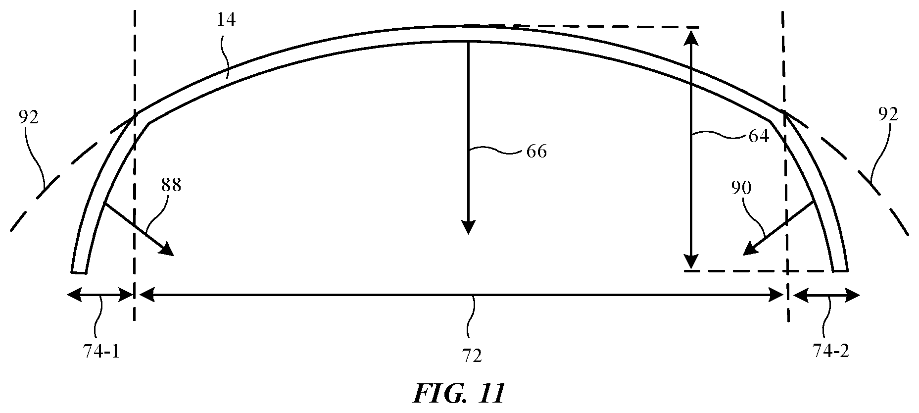 Patent US11774641 Figure 11 – Pixel arrangements for electronic device displays