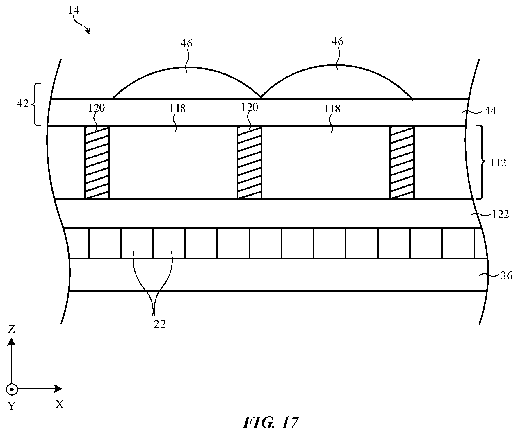 Patent US11774641 Figure 15 – Pixel arrangements for electronic device displays