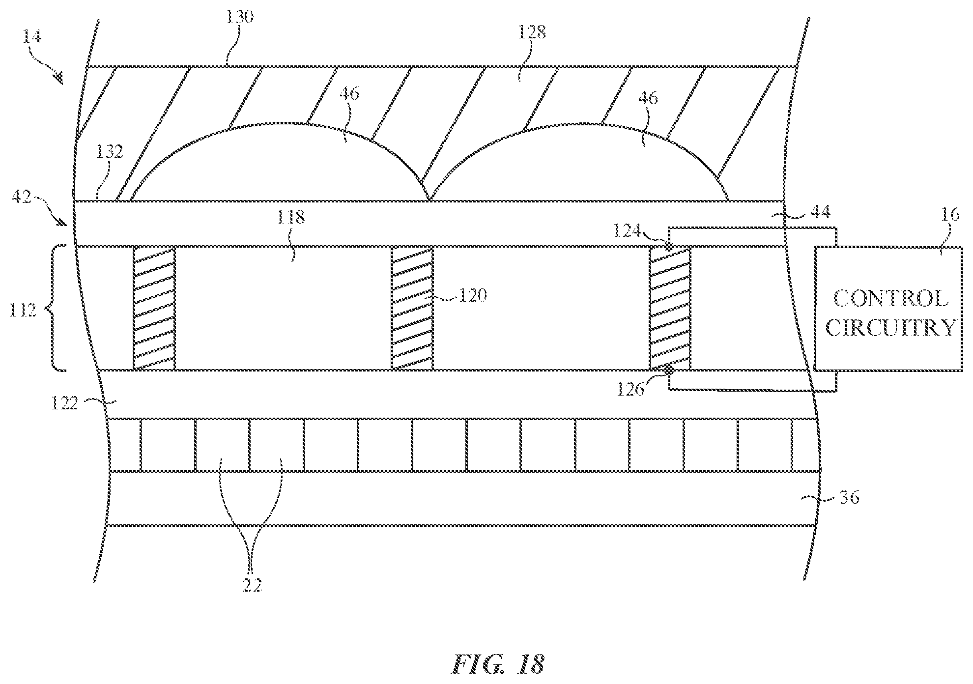 Patent US11774642 Figure 16 – Optical film arrangements for electronic device displays