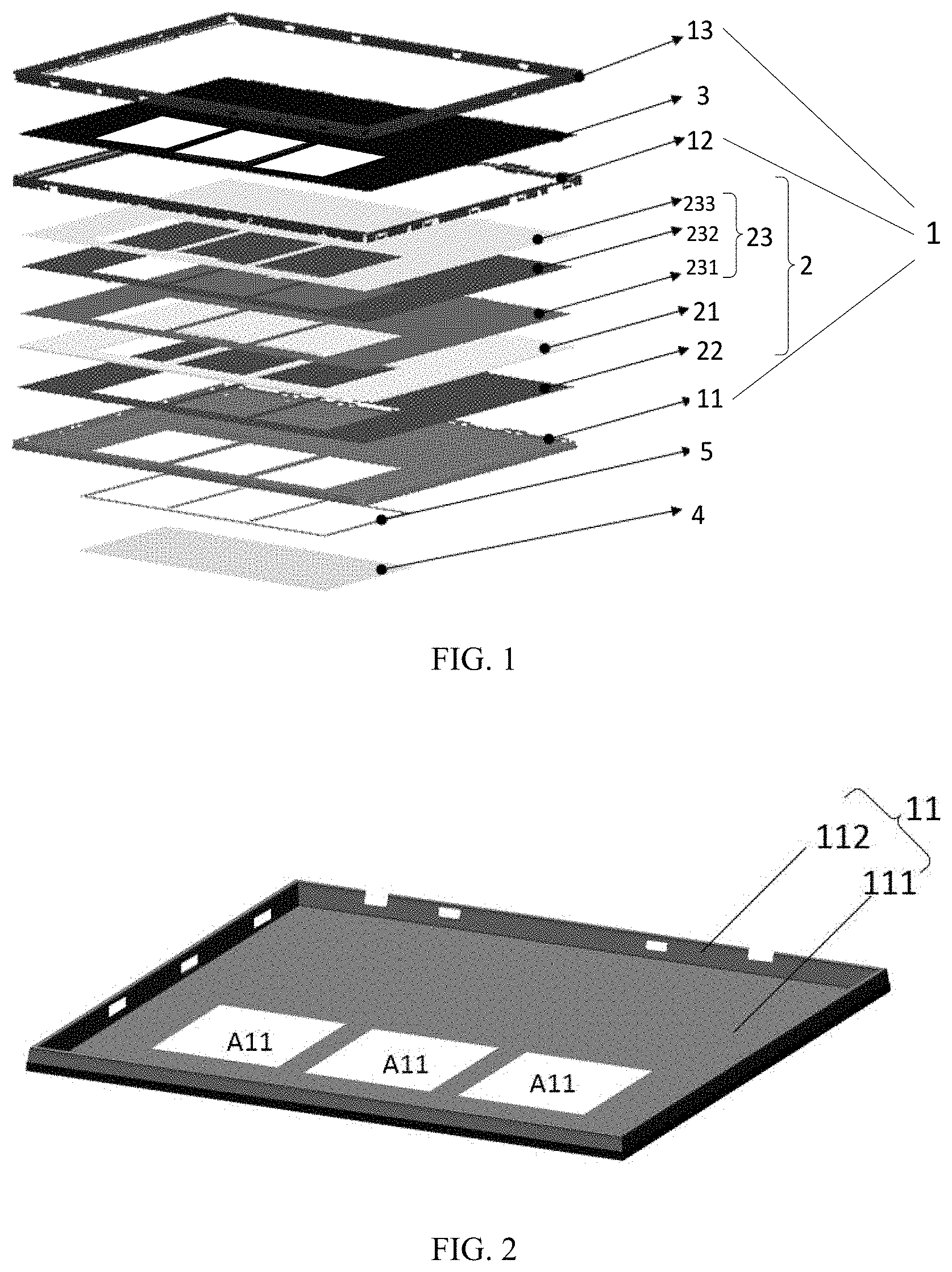 Patent US11774670 Figure 1 – Display panel, method for manufacturing a display panel and display device