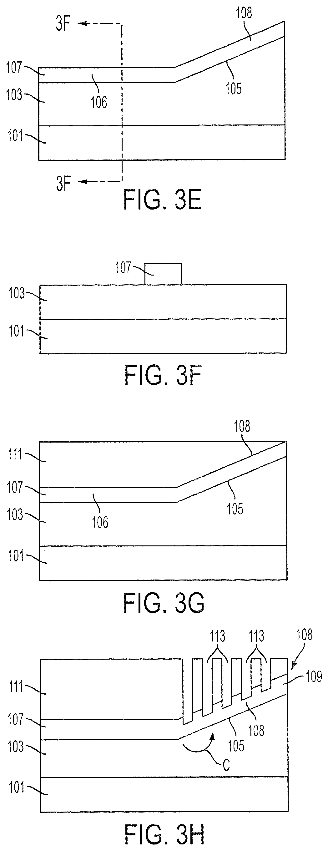 Patent US11774680 Figure 4 – Photonics grating coupler and method of manufacture