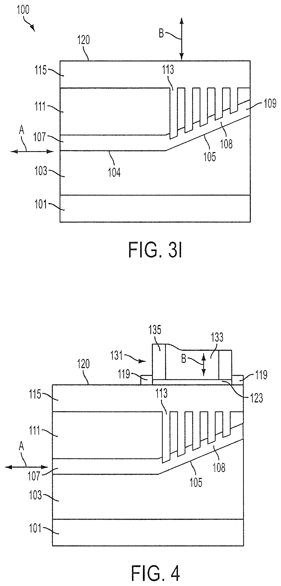 Patent US11774680 Figure 5 – Photonics grating coupler and method of manufacture